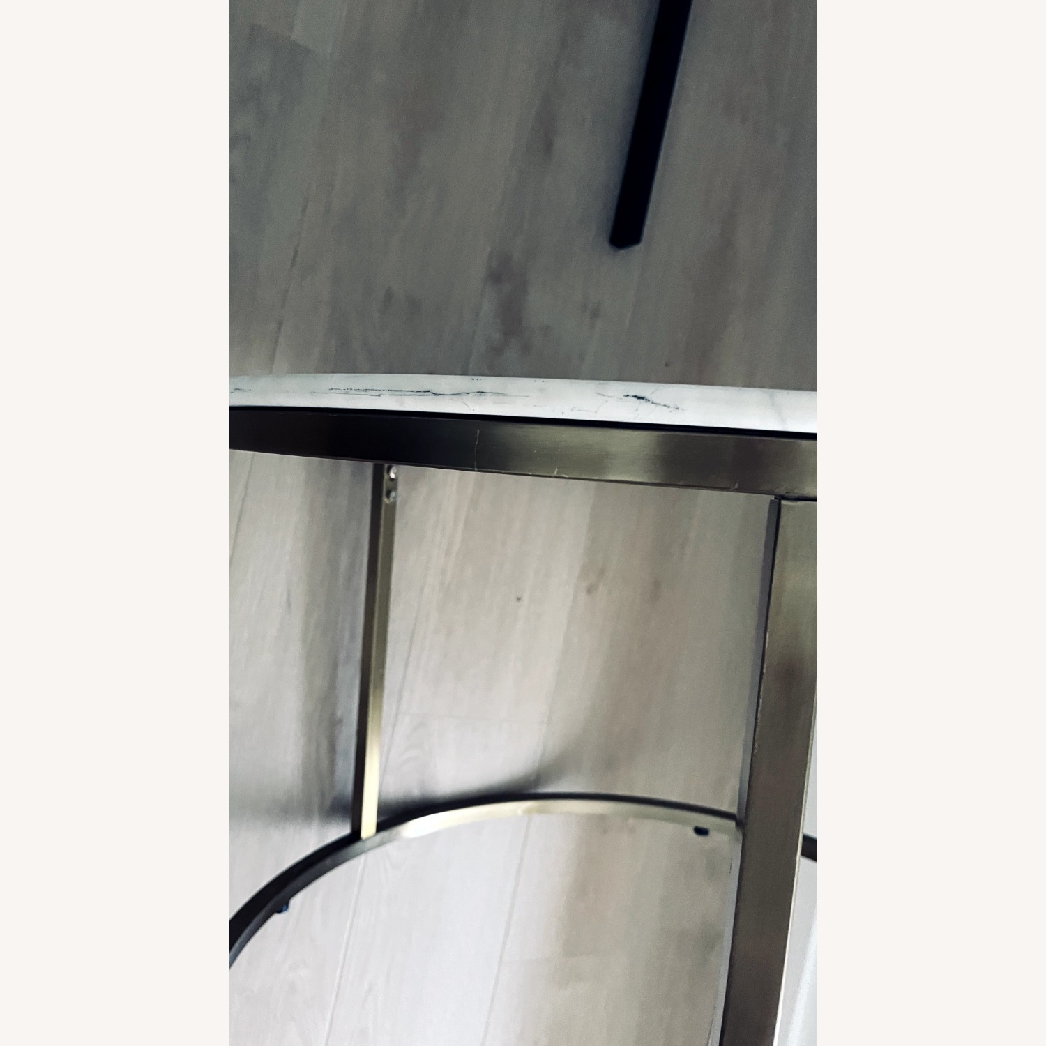 World Market White Marble Coffee Table - image-4