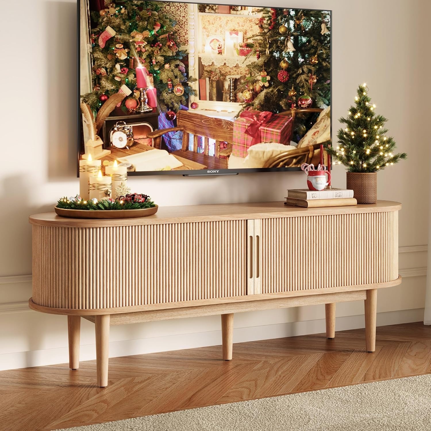 Amazon Mid-Century Modern TV Stand - image-1