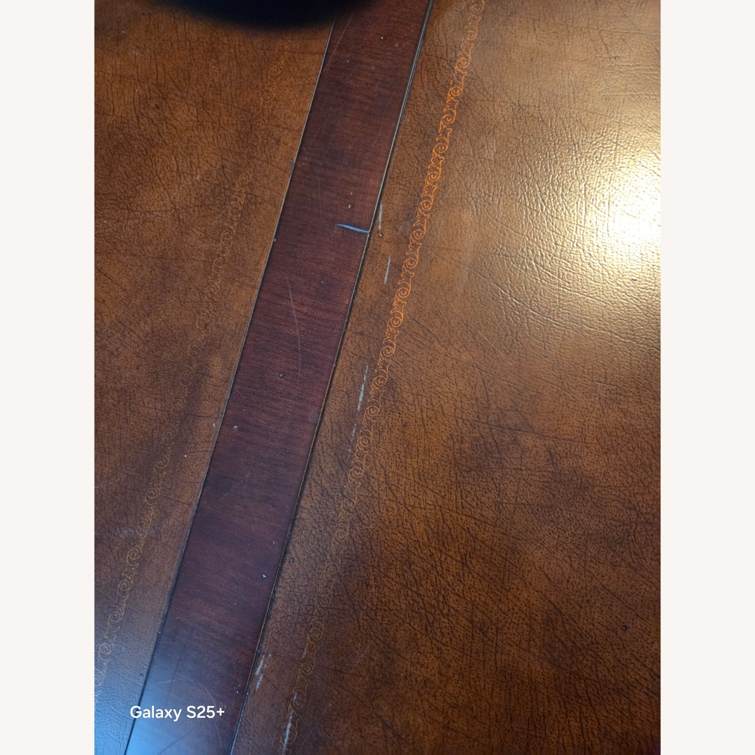 Dark Brown Wood Desk - image-4