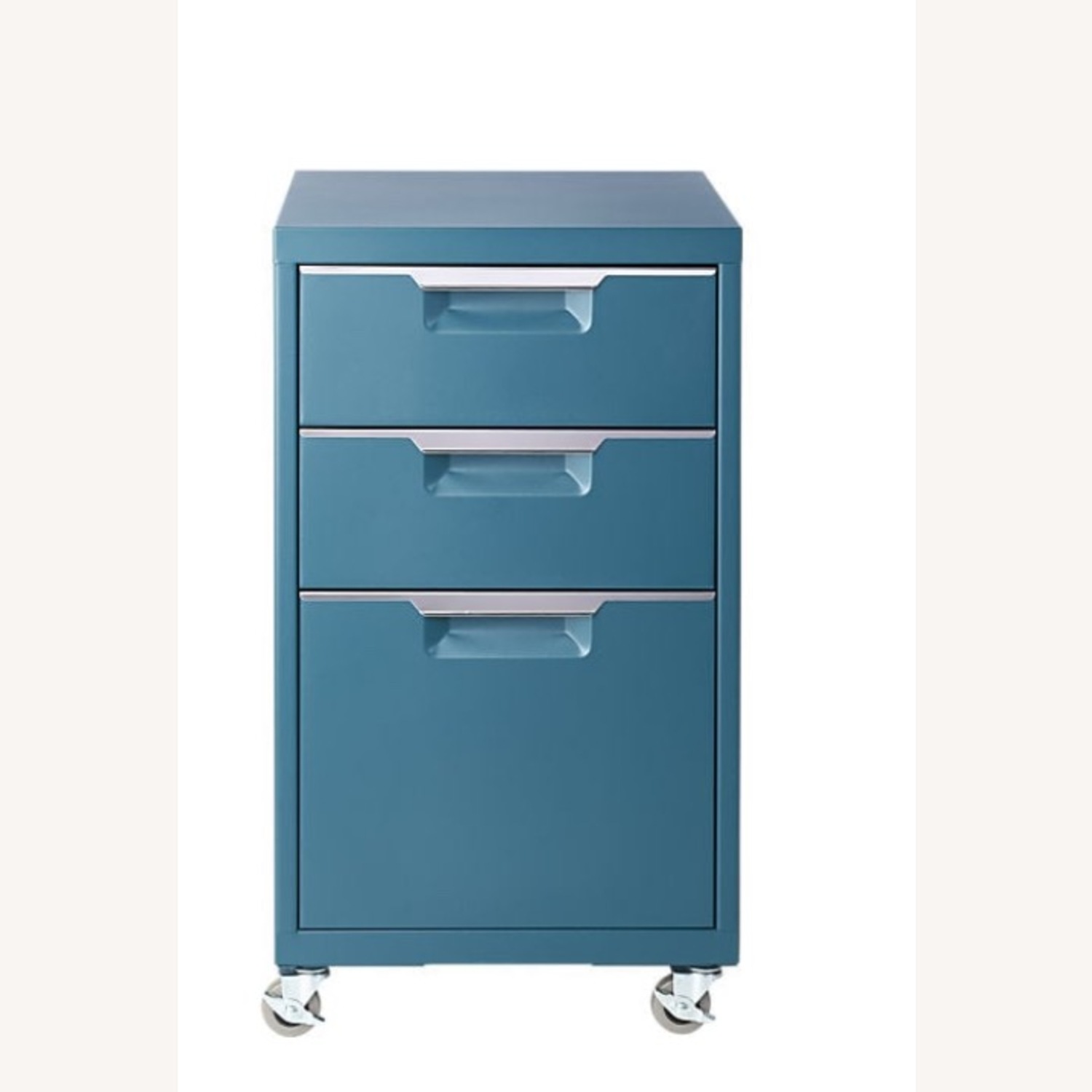 CB2 TPS Teal File Cabinet - Single Unit - image-1