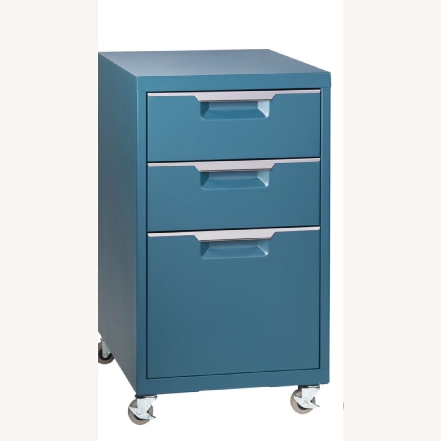 CB2 TPS Teal File Cabinet - Single Unit - image-2
