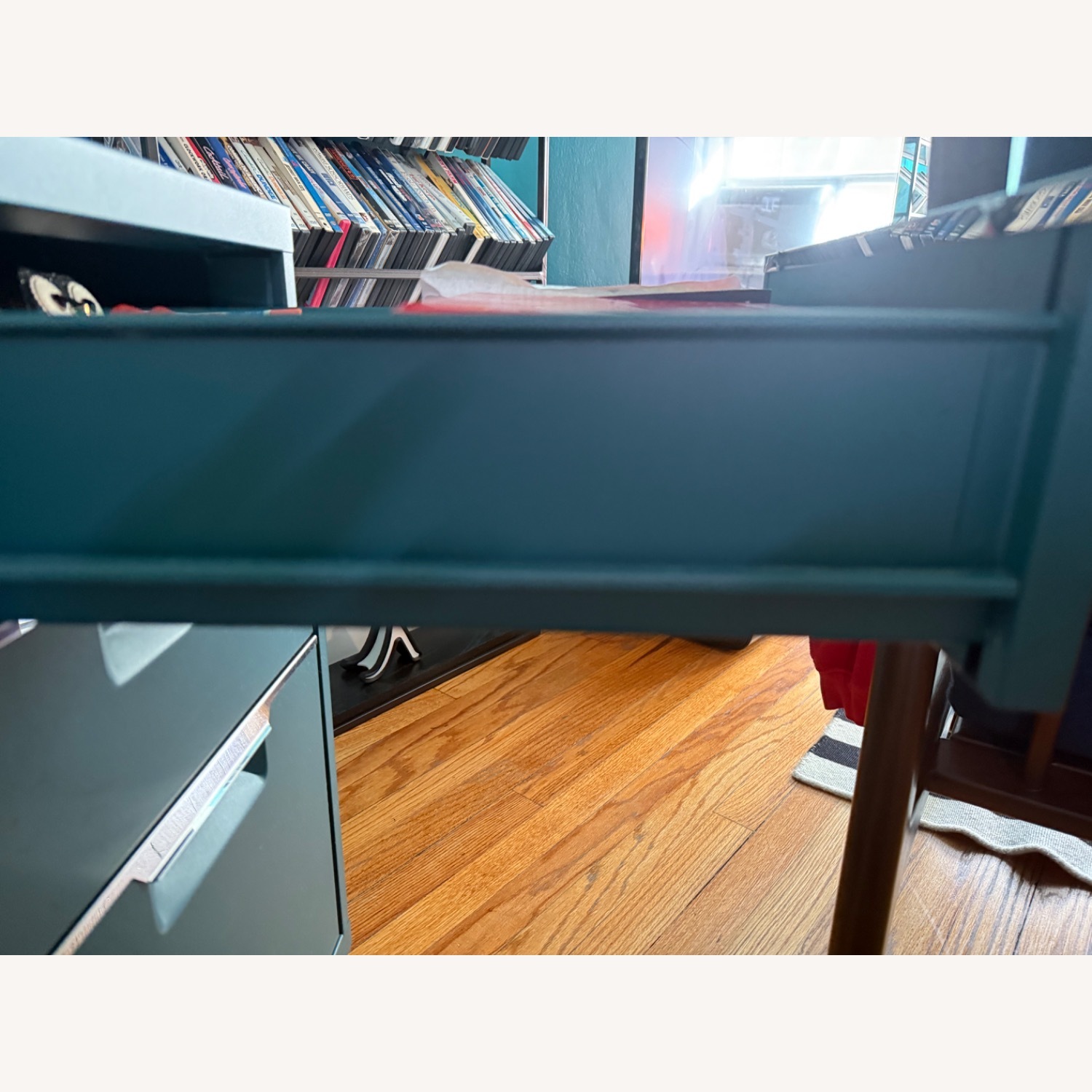 CB2 TPS Teal File Cabinet - Single Unit - image-7