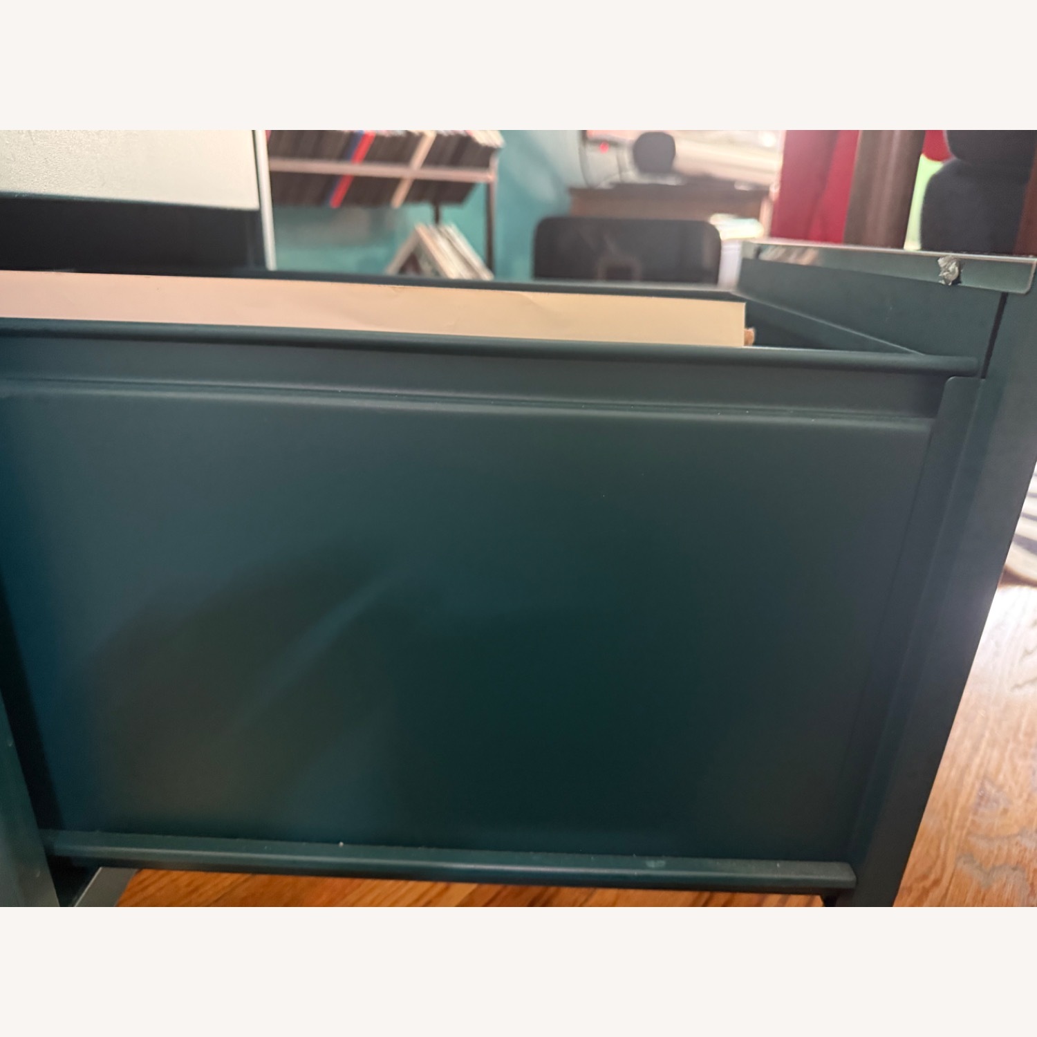CB2 TPS Teal File Cabinet - Single Unit - image-5