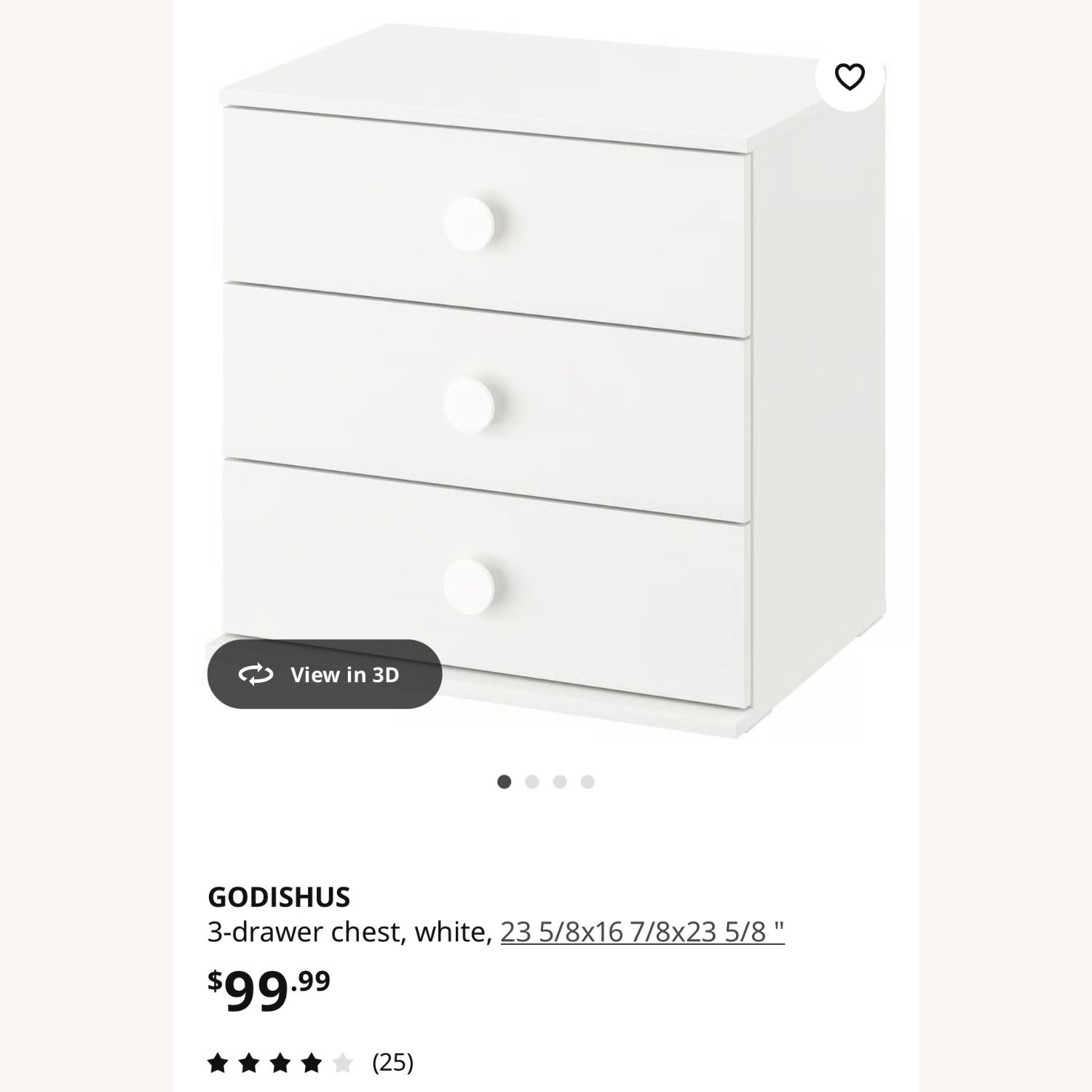 IKEA Godishus Children’s White Side Tables - image-3