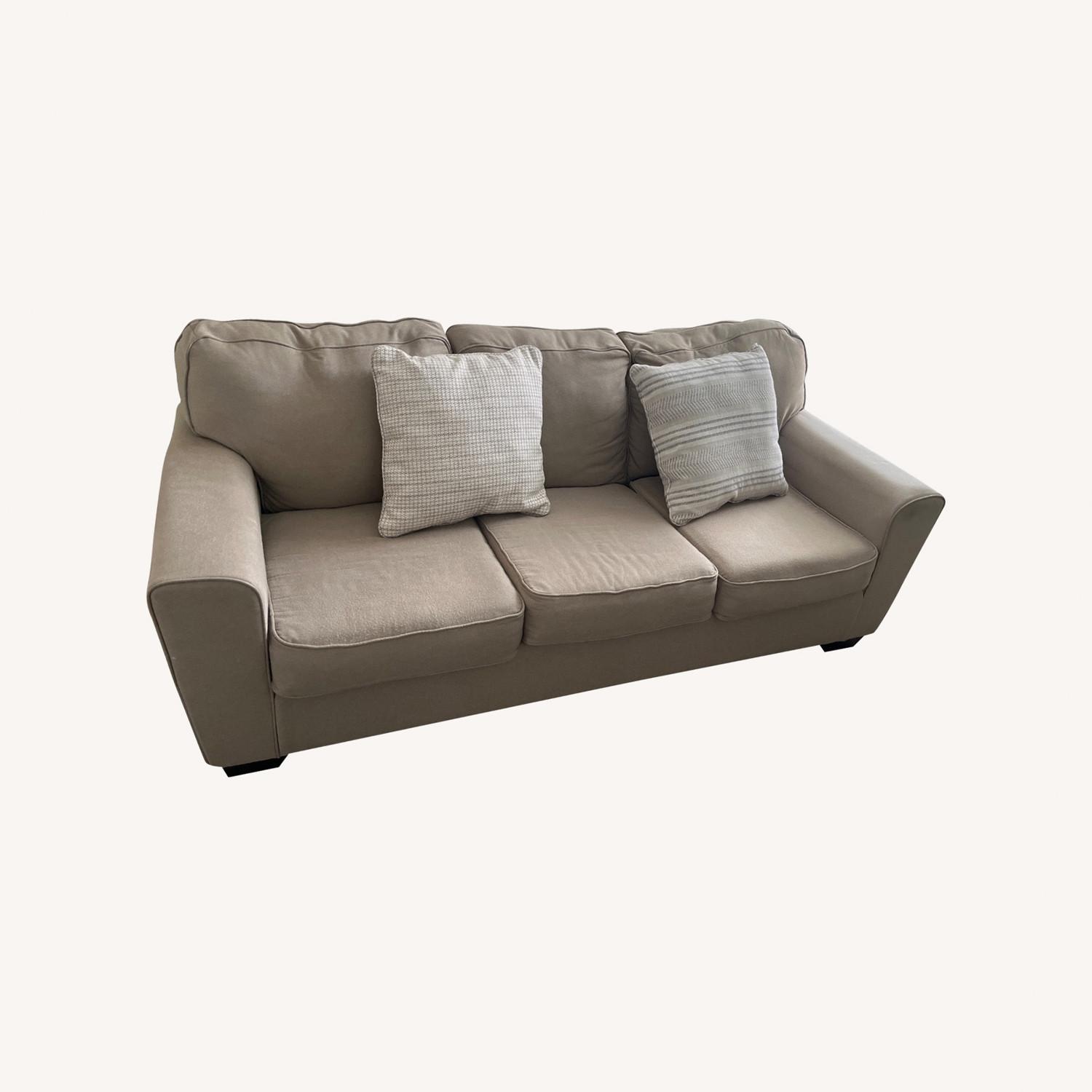 Ashley Furniture Cashton Light Brown 3+ Seater Sofa - image-0