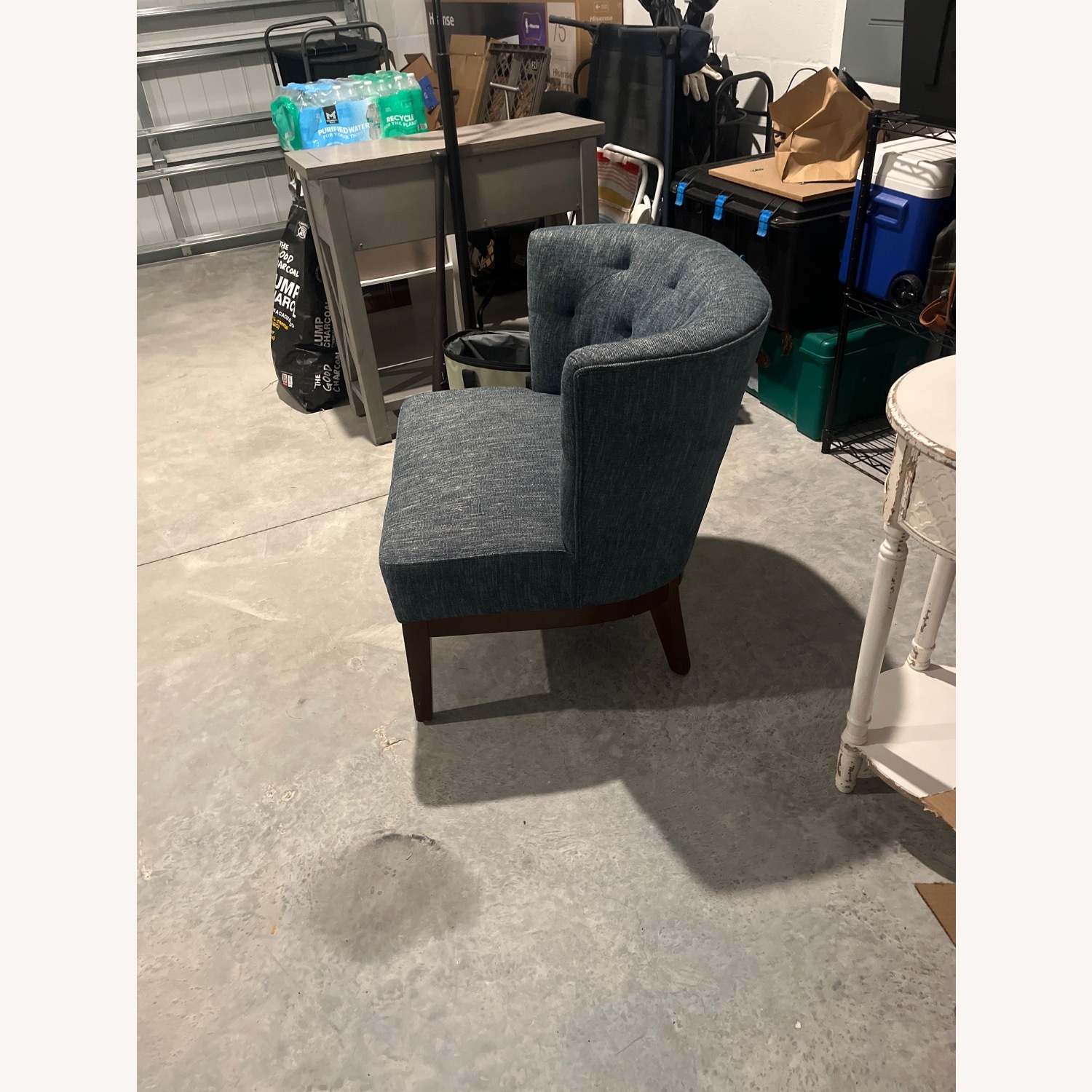 Pier 1 Imports Abbey Blue Fabric Accent Chair - image-2