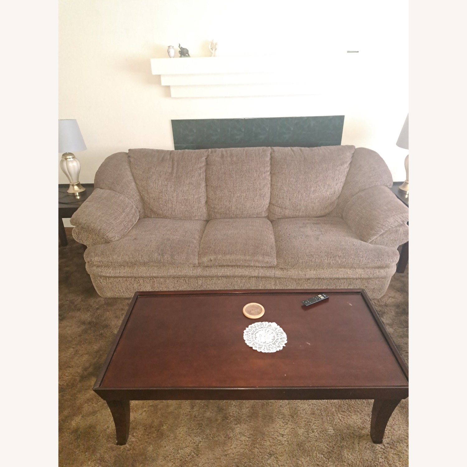 Ashley Furniture Light Brown 3+ Seater Sofa - image-1