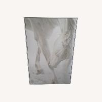 Framed Horse Painting 