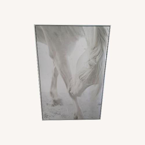 Used Framed Horse Painting  for sale on AptDeco