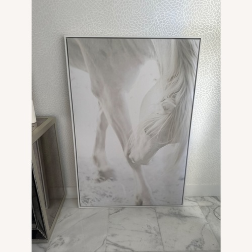 Used Framed Horse Painting  for sale on AptDeco