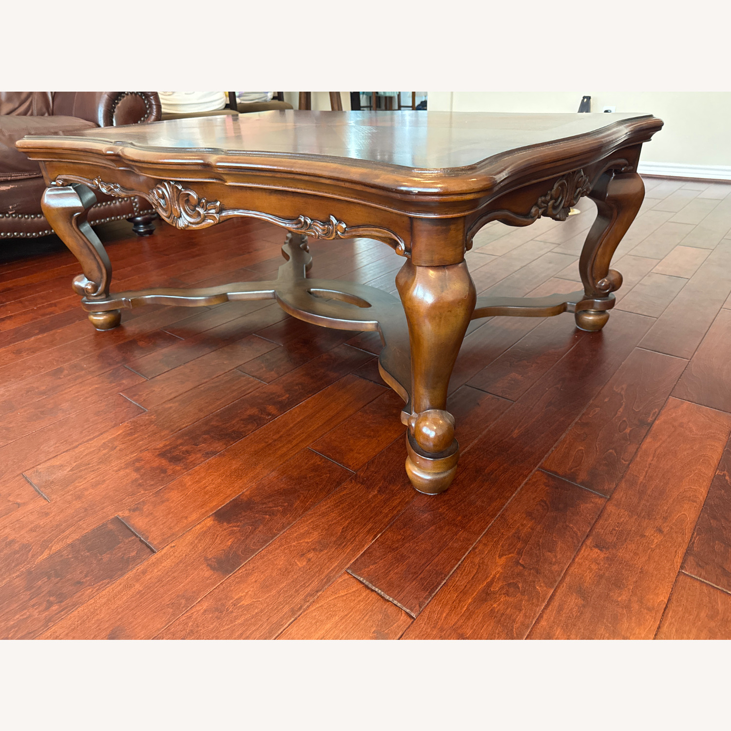 Wood Coffee Table - image-2
