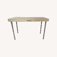 Belle & June Ivory Faux Shagreen Desk