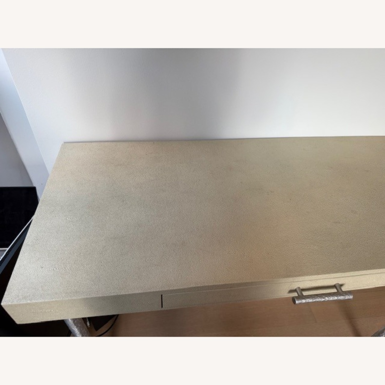 Belle & June Ivory Faux Shagreen Desk - image-2