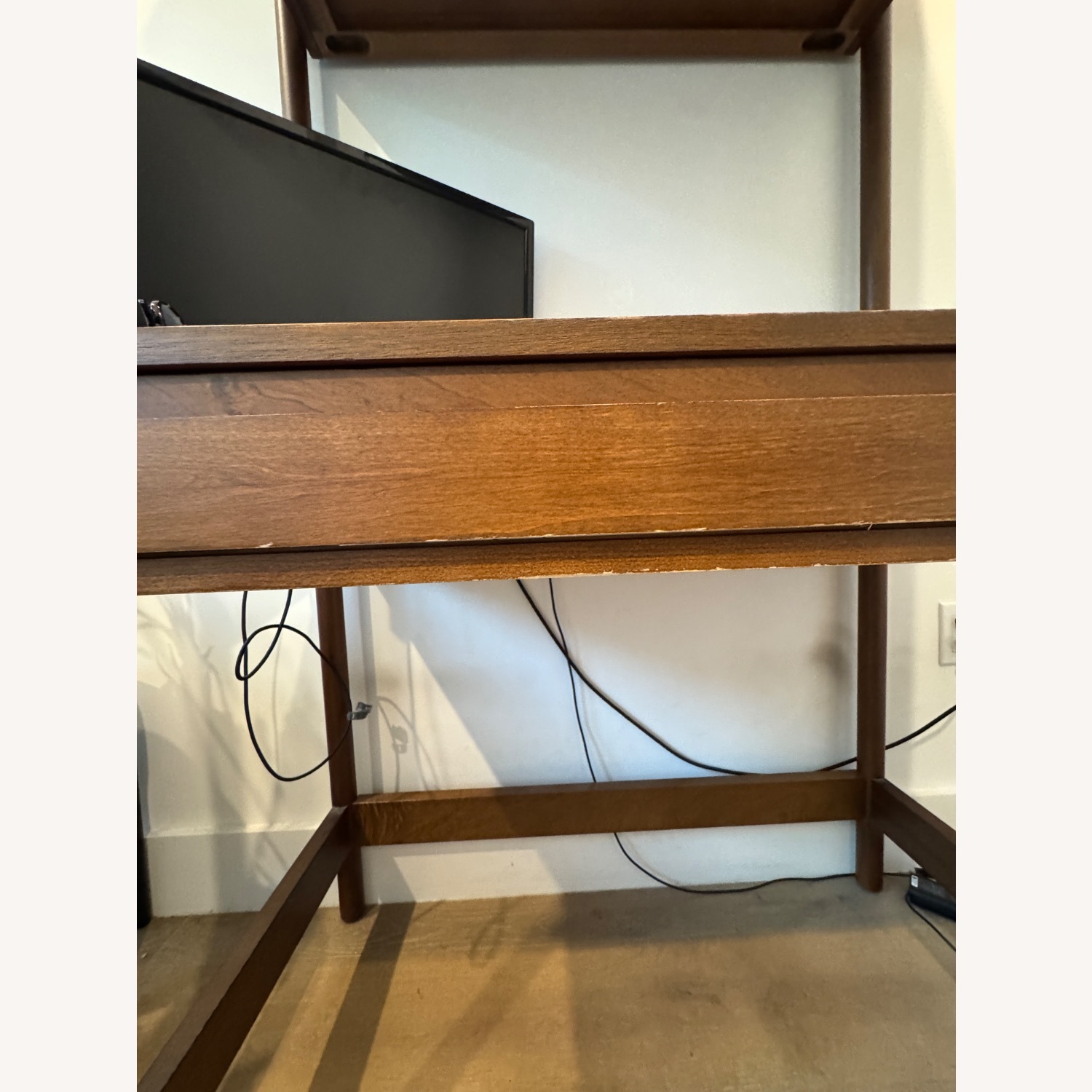 Williams Sonoma Mid Century Modern Desk + Cabinet - image-3
