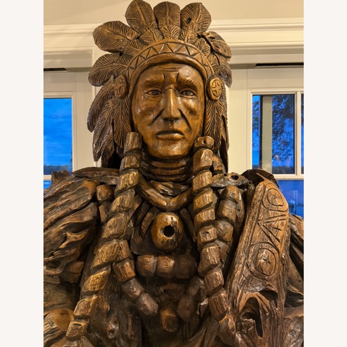 Used American Indian Statue for sale on AptDeco