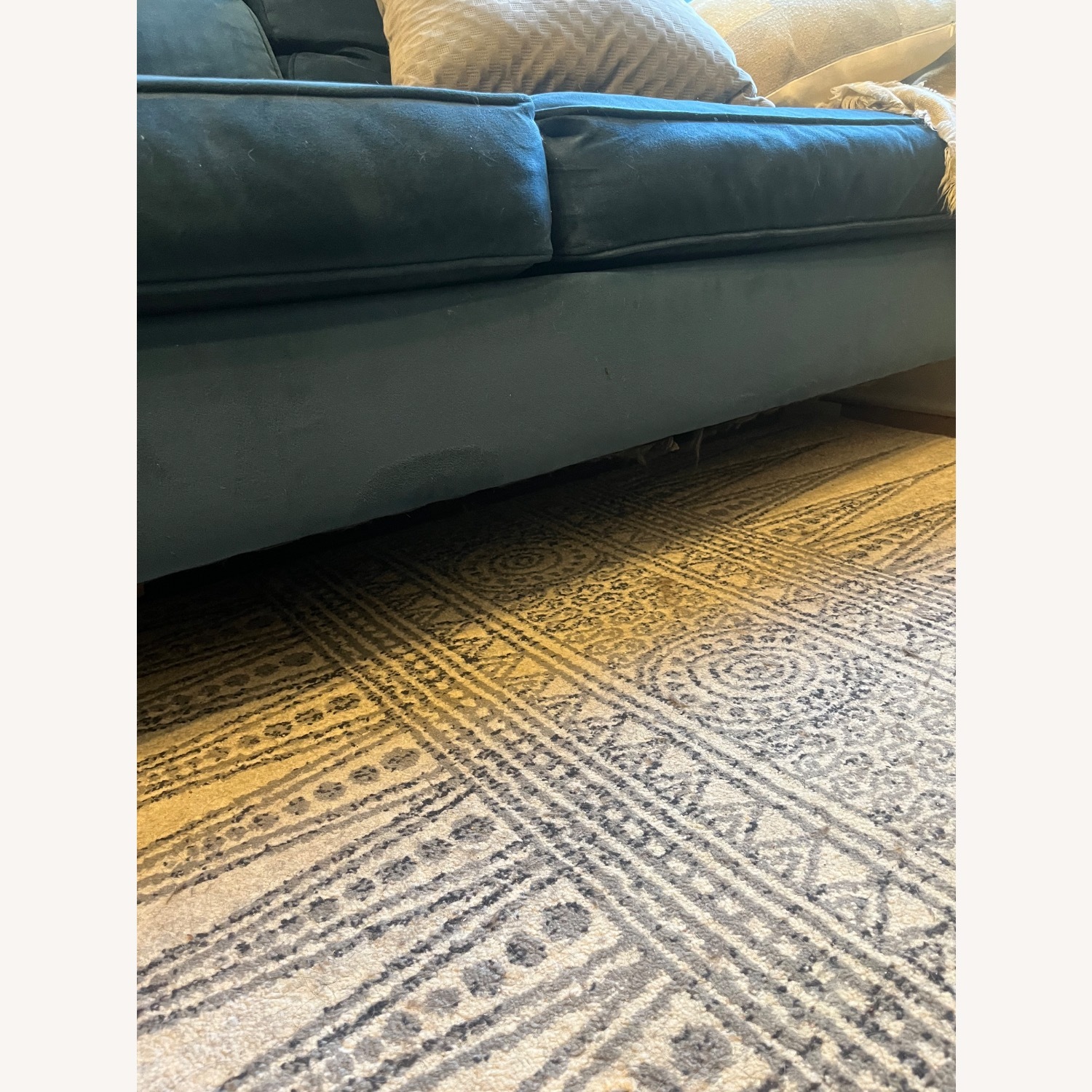 West Elm Paige Blue 2 Seater Sofa - image-5