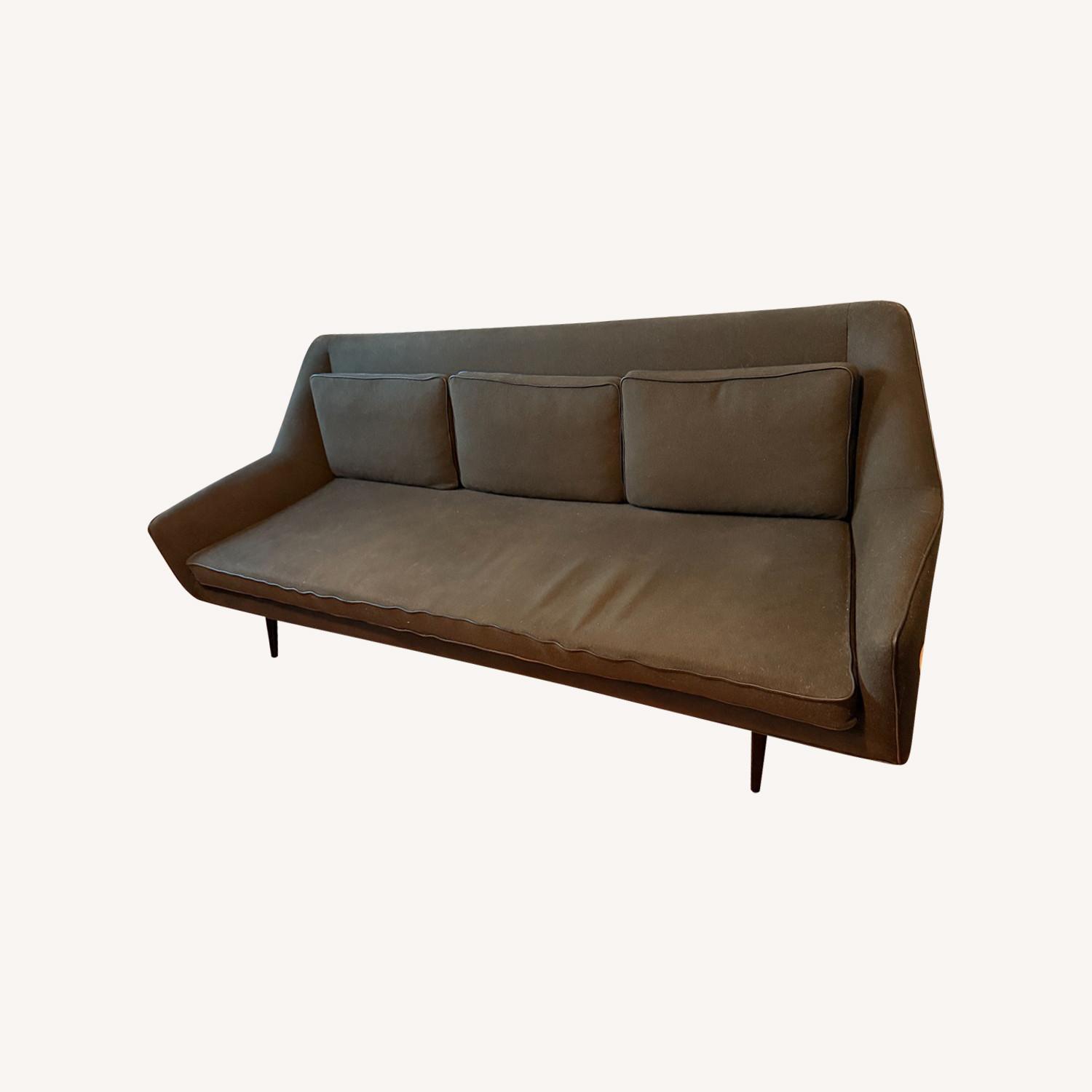 CB2 Origami Green Wool 3+ Seater Sofa - image-0