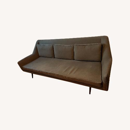 Used CB2 Origami Green Wool 3+ Seater Sofa for sale on AptDeco