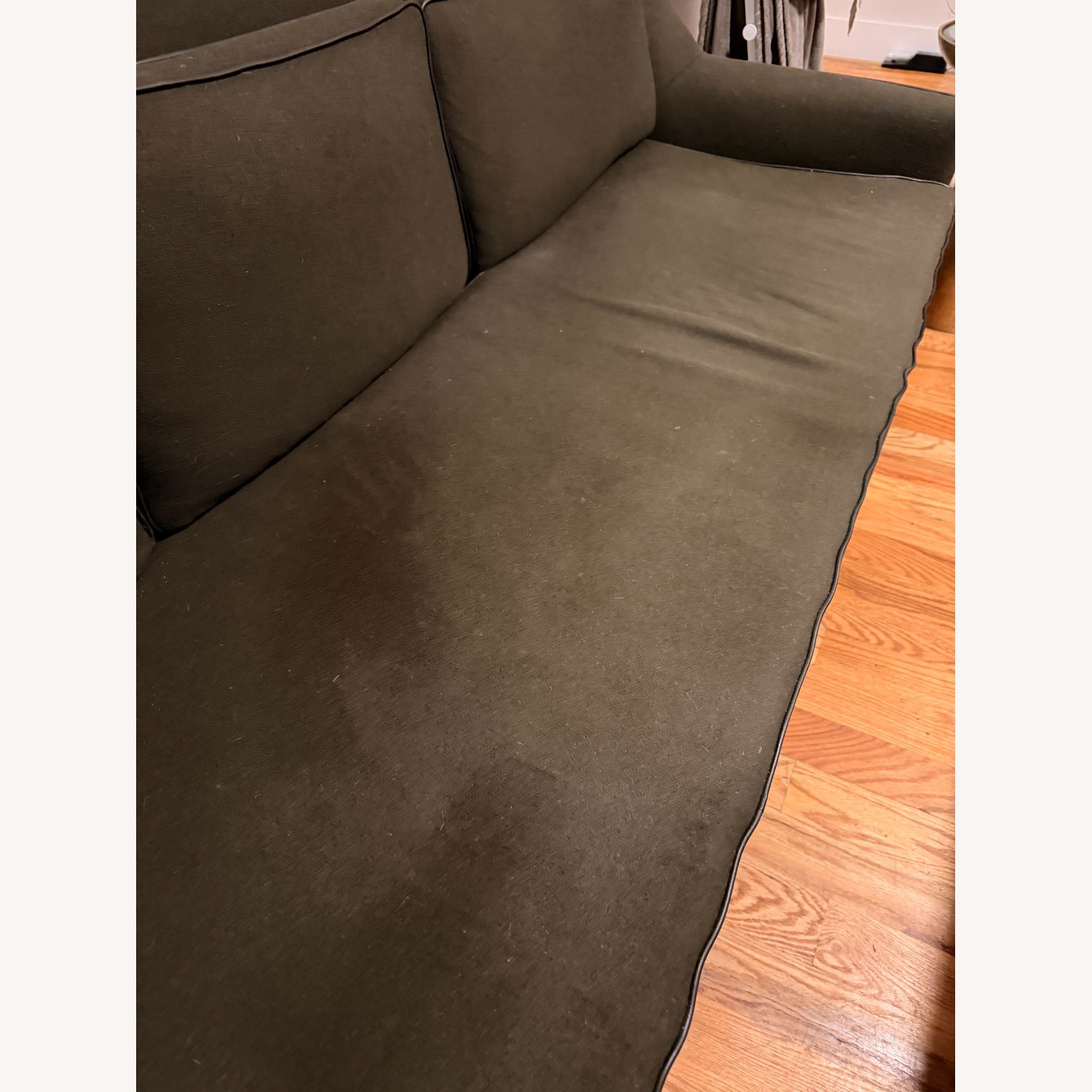 CB2 Origami Green Wool 3+ Seater Sofa - image-4