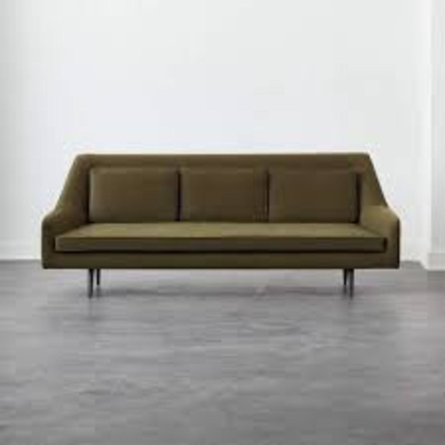 CB2 Origami Green Wool 3+ Seater Sofa - image-6