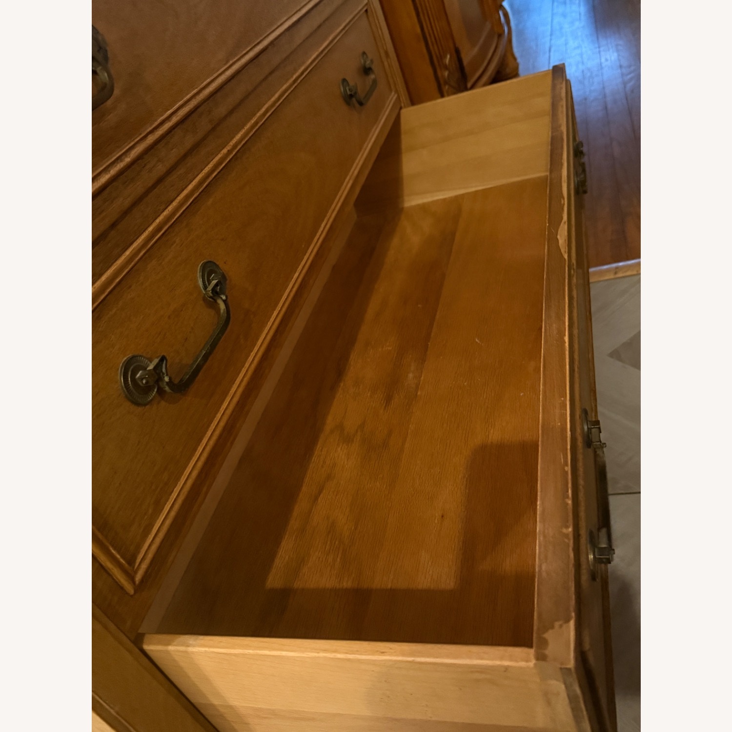 Drexel Light Brown Wood Chest - image-12