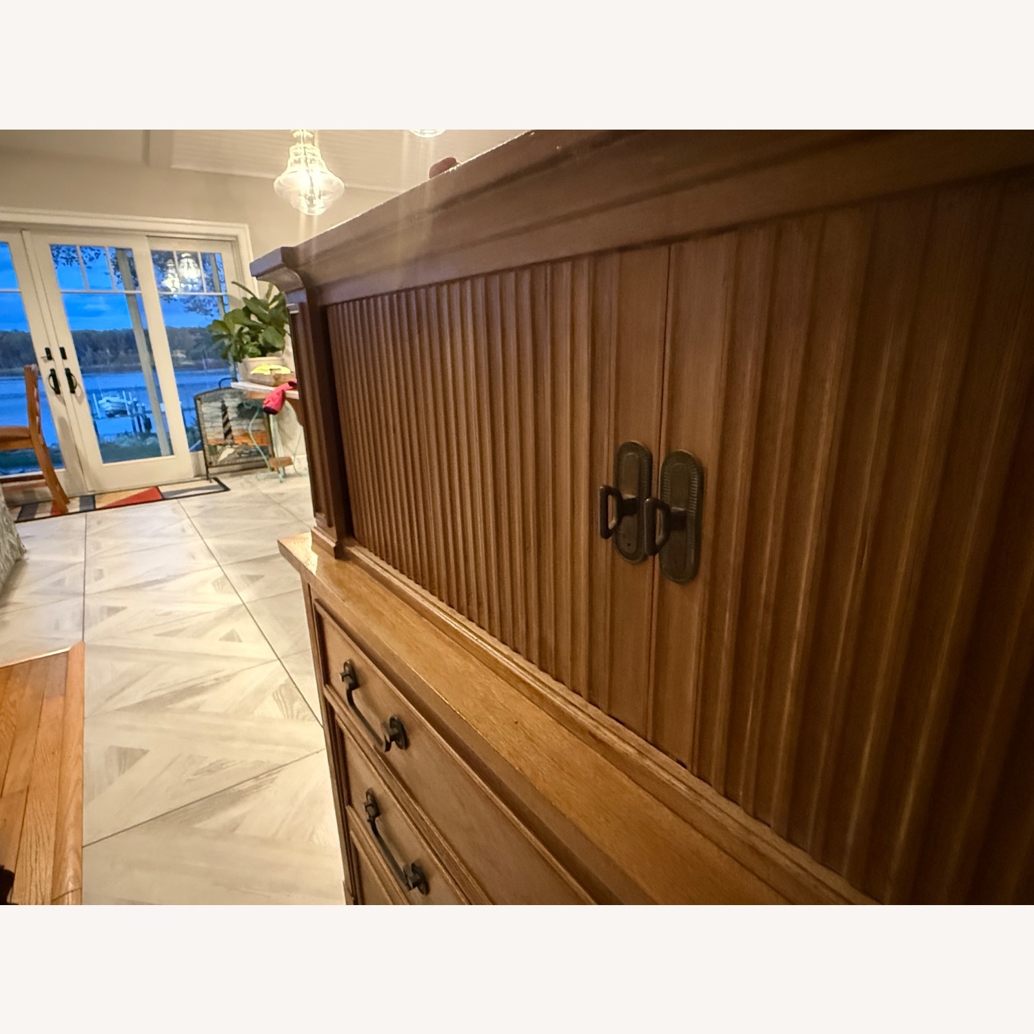 Drexel Light Brown Wood Chest - image-16