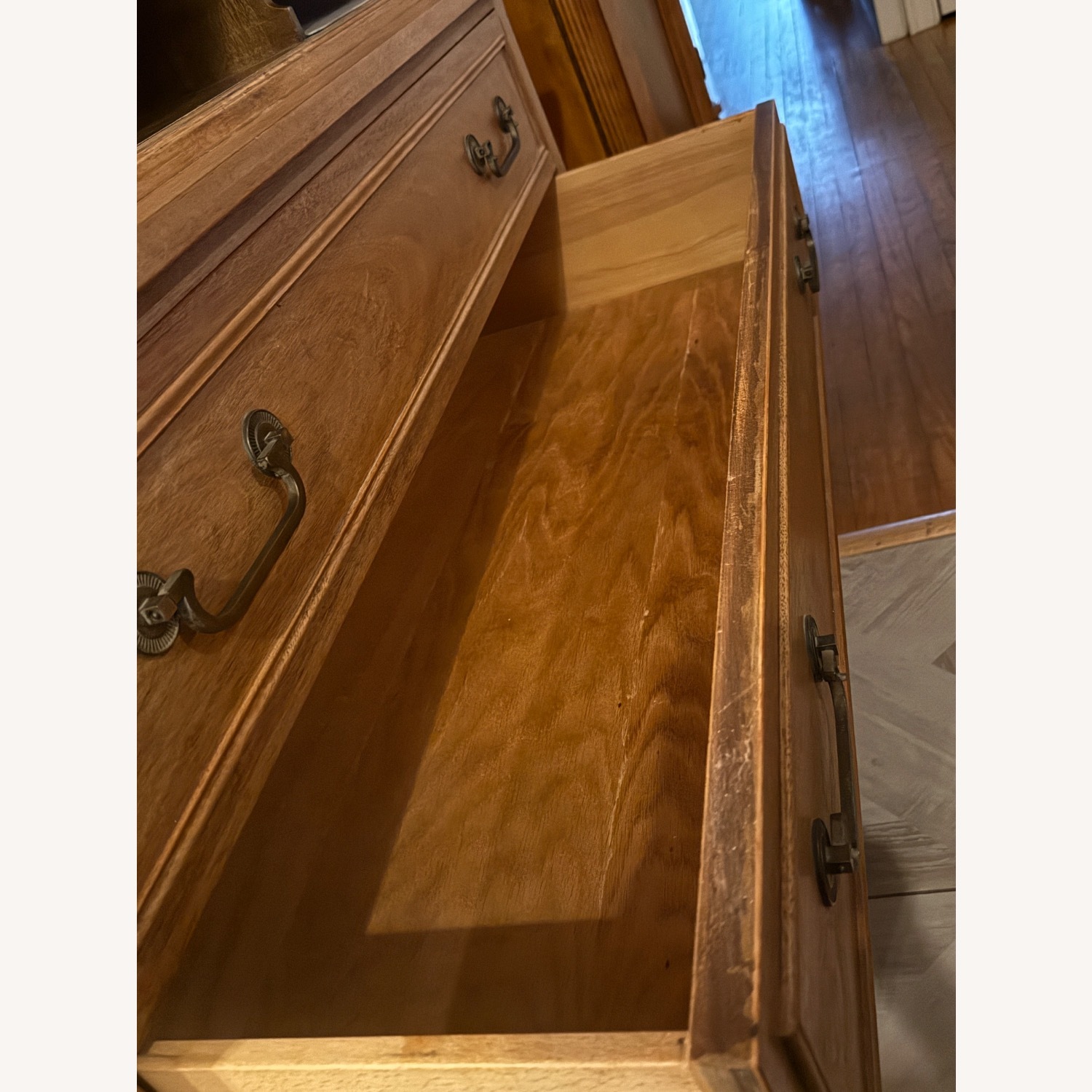 Drexel Light Brown Wood Chest - image-11