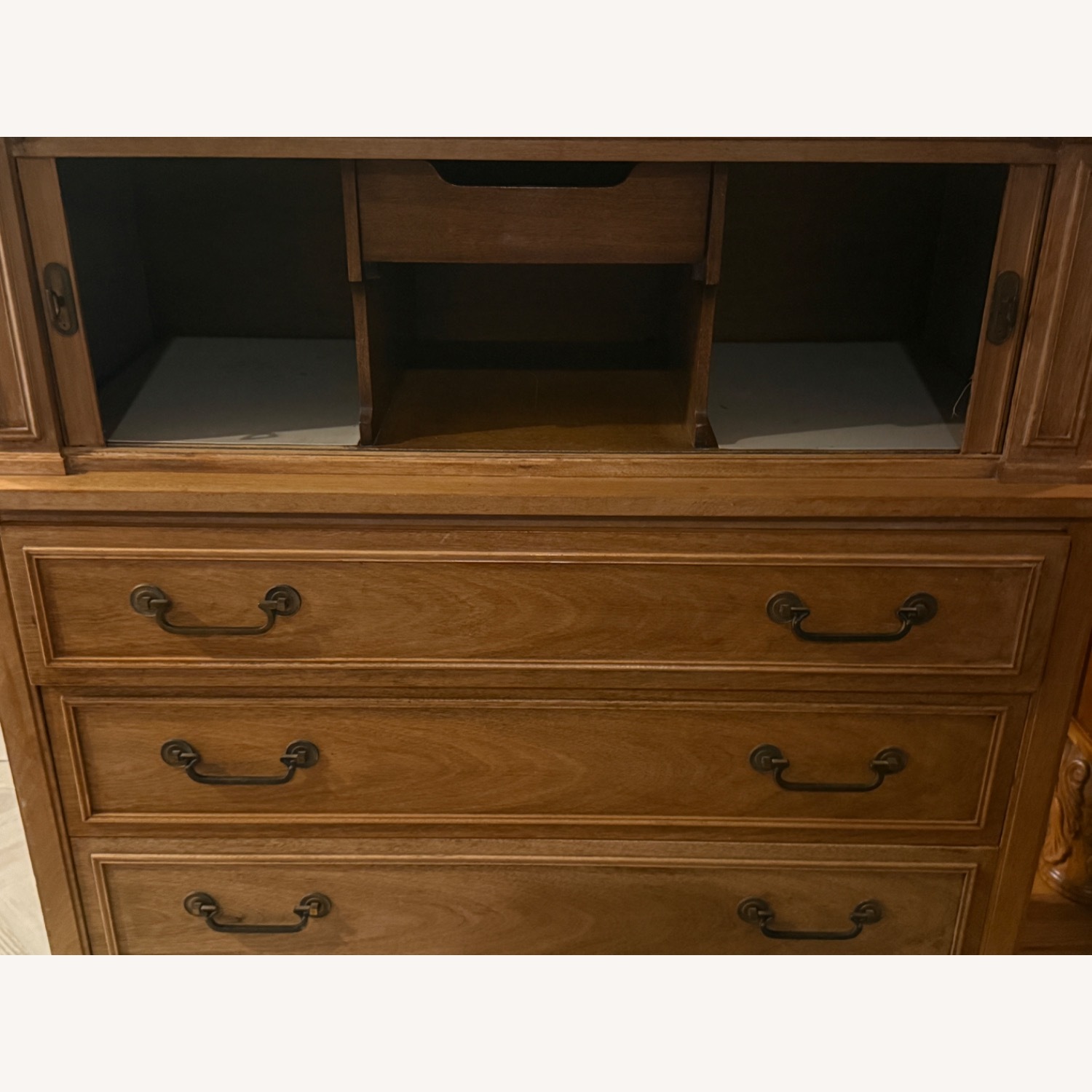 Drexel Light Brown Wood Chest - image-5