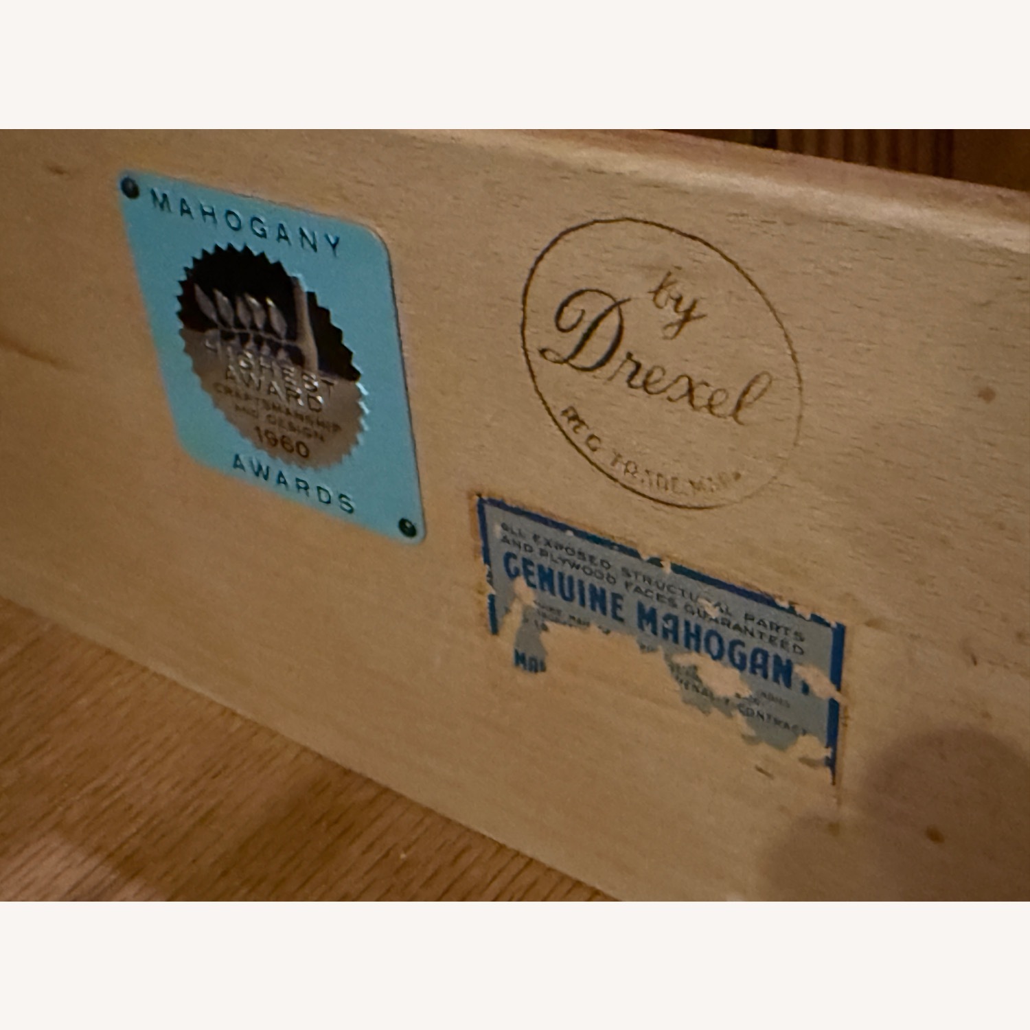 Drexel Light Brown Wood Chest - image-7