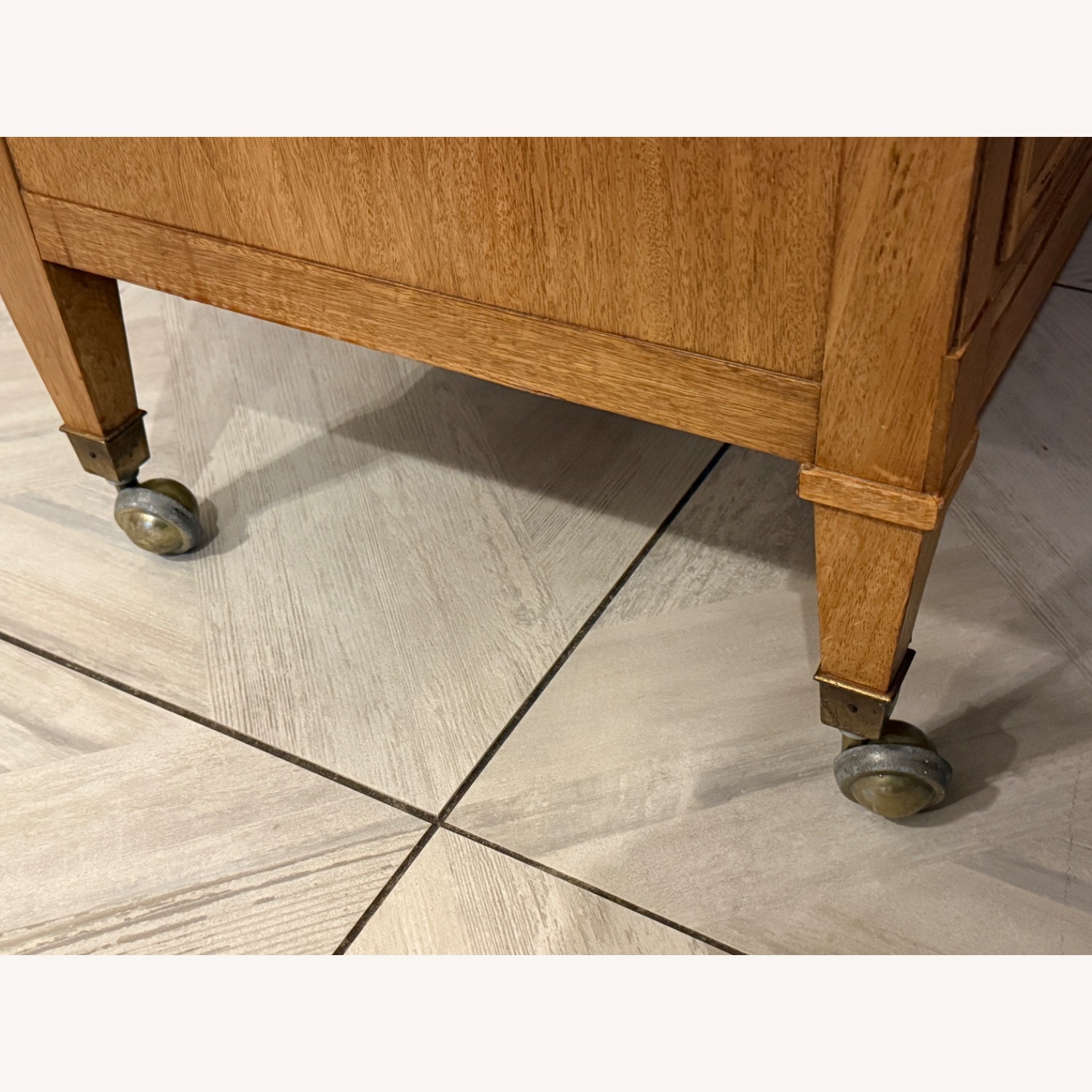 Drexel Light Brown Wood Chest - image-15