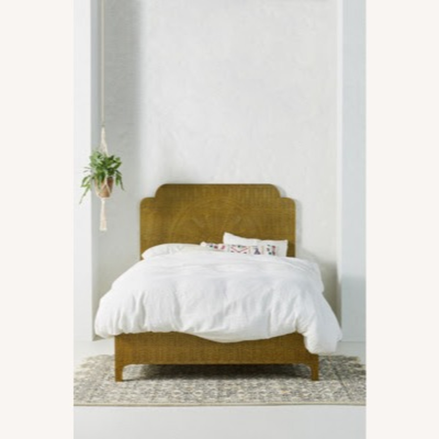 Anthropologie Lotus Gold King Bed - image-2