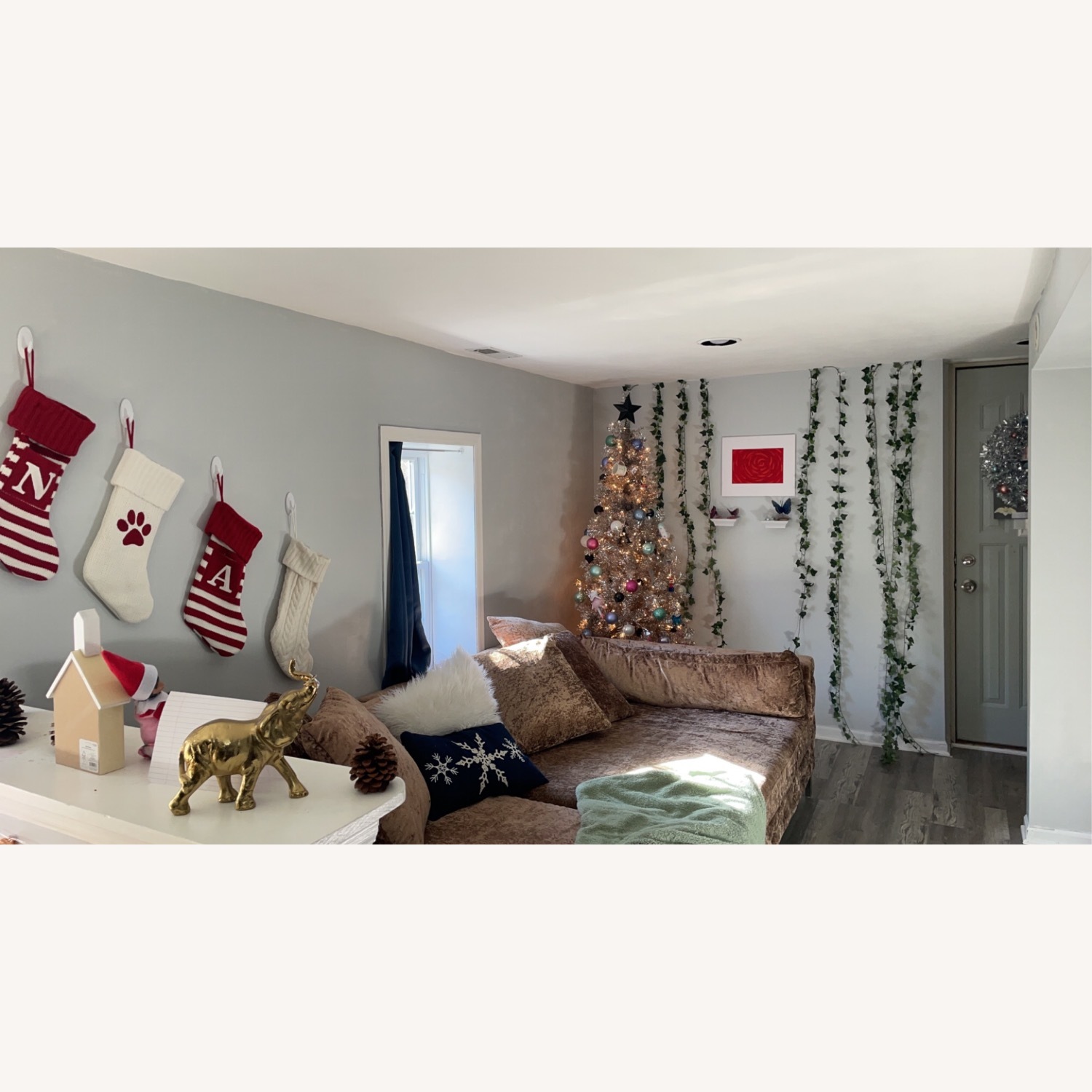 Value City Gold Couch - image-2