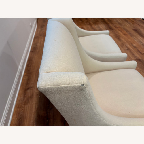 Used Crate & Barrel Natural Fabric Accent Chairs for sale on AptDeco