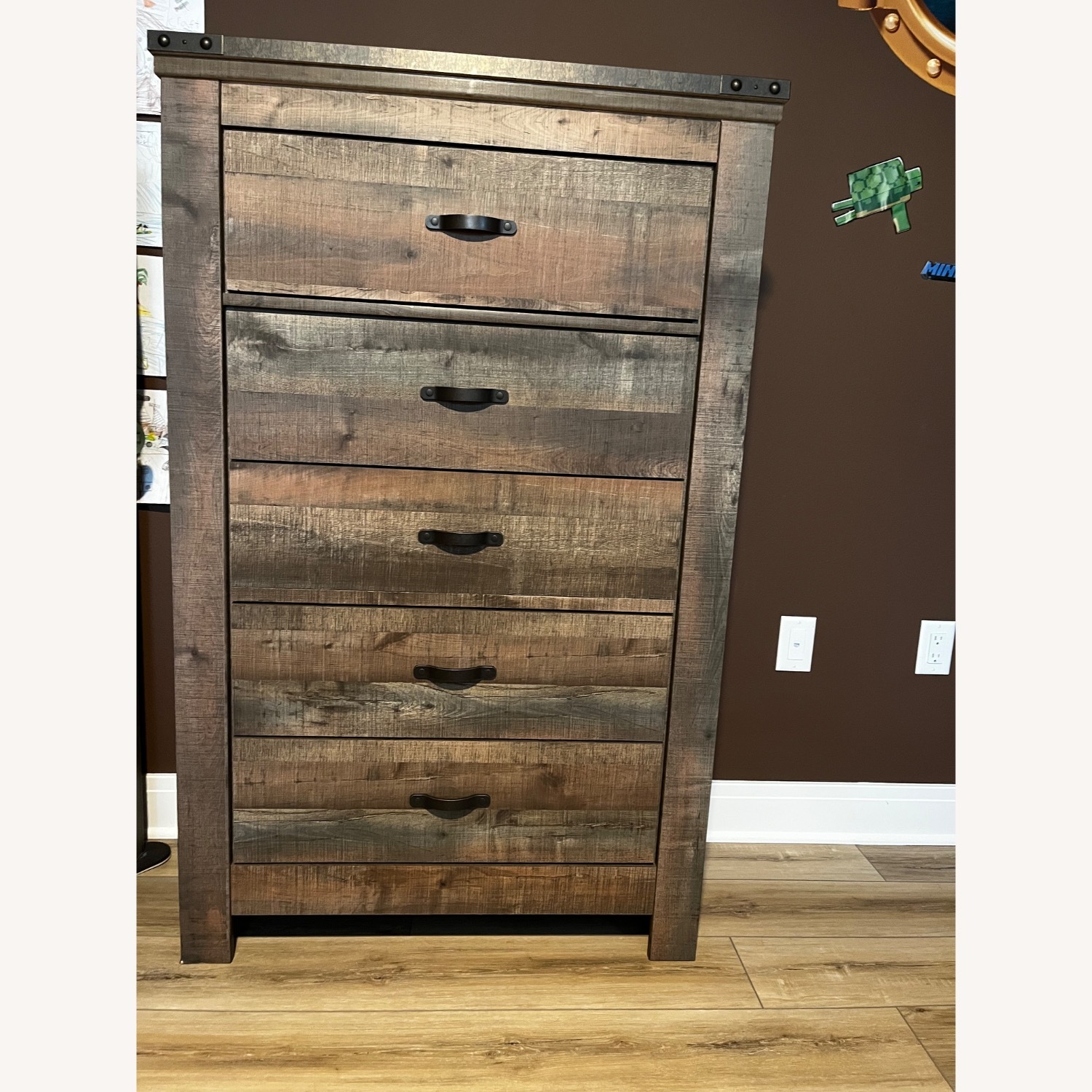 Steinhafels Furniture Dark Brown Chest - image-1