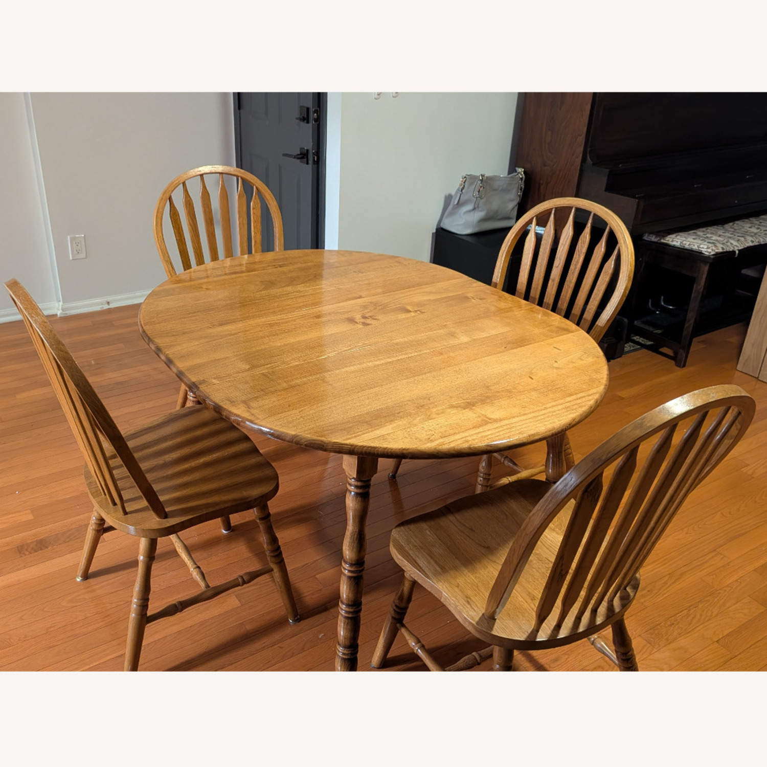 Wood Dining Set - image-1