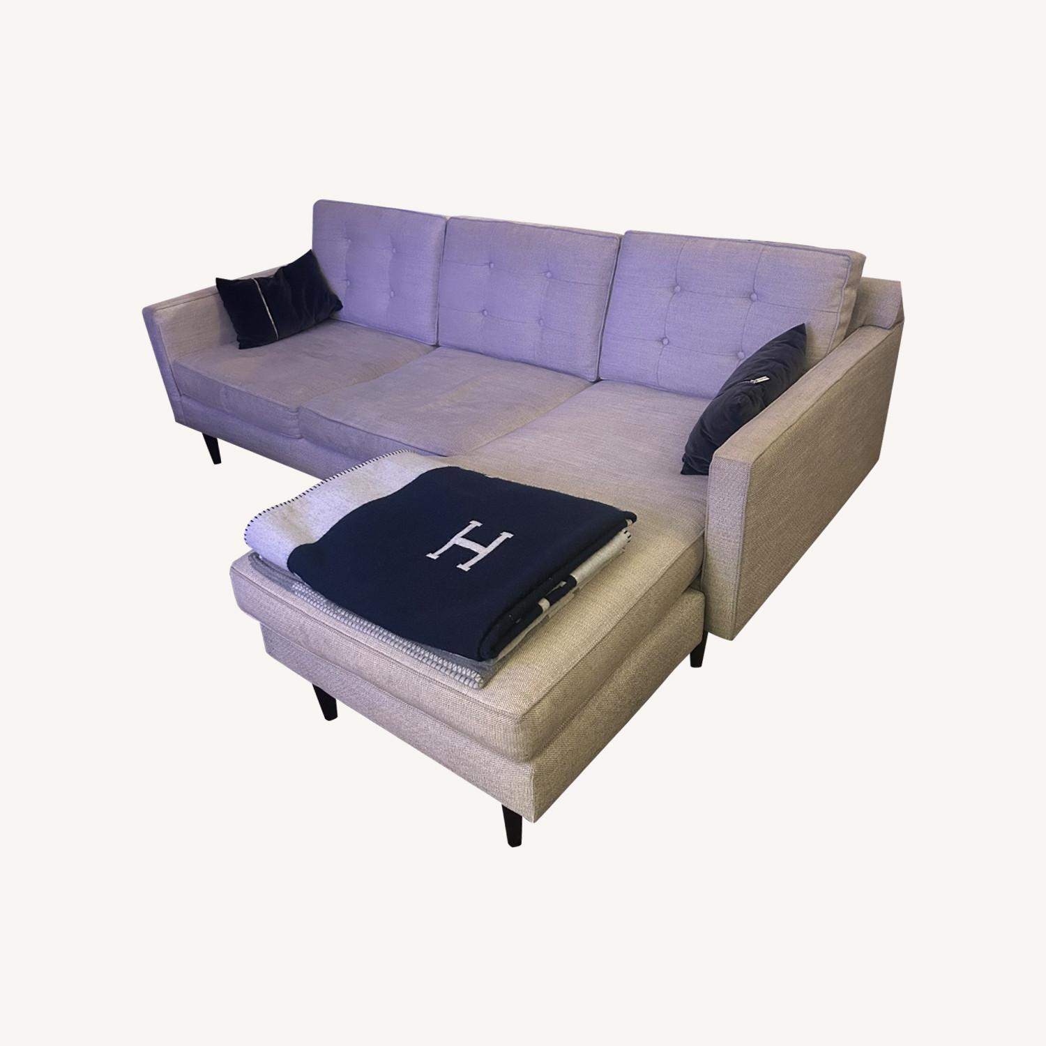 West Elm Drake Sofa With Chaise - image-6