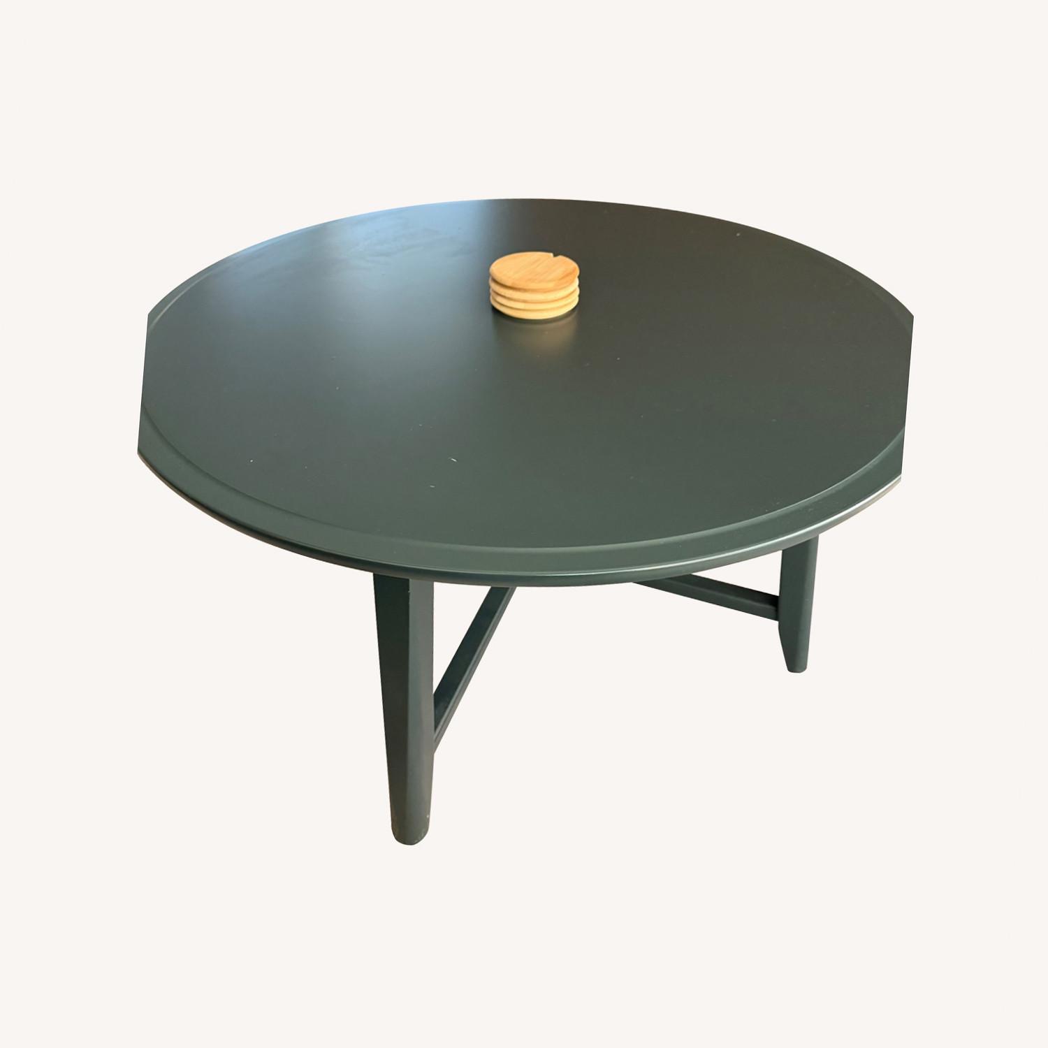 IKEA Kragsta Green Round Table - image-0