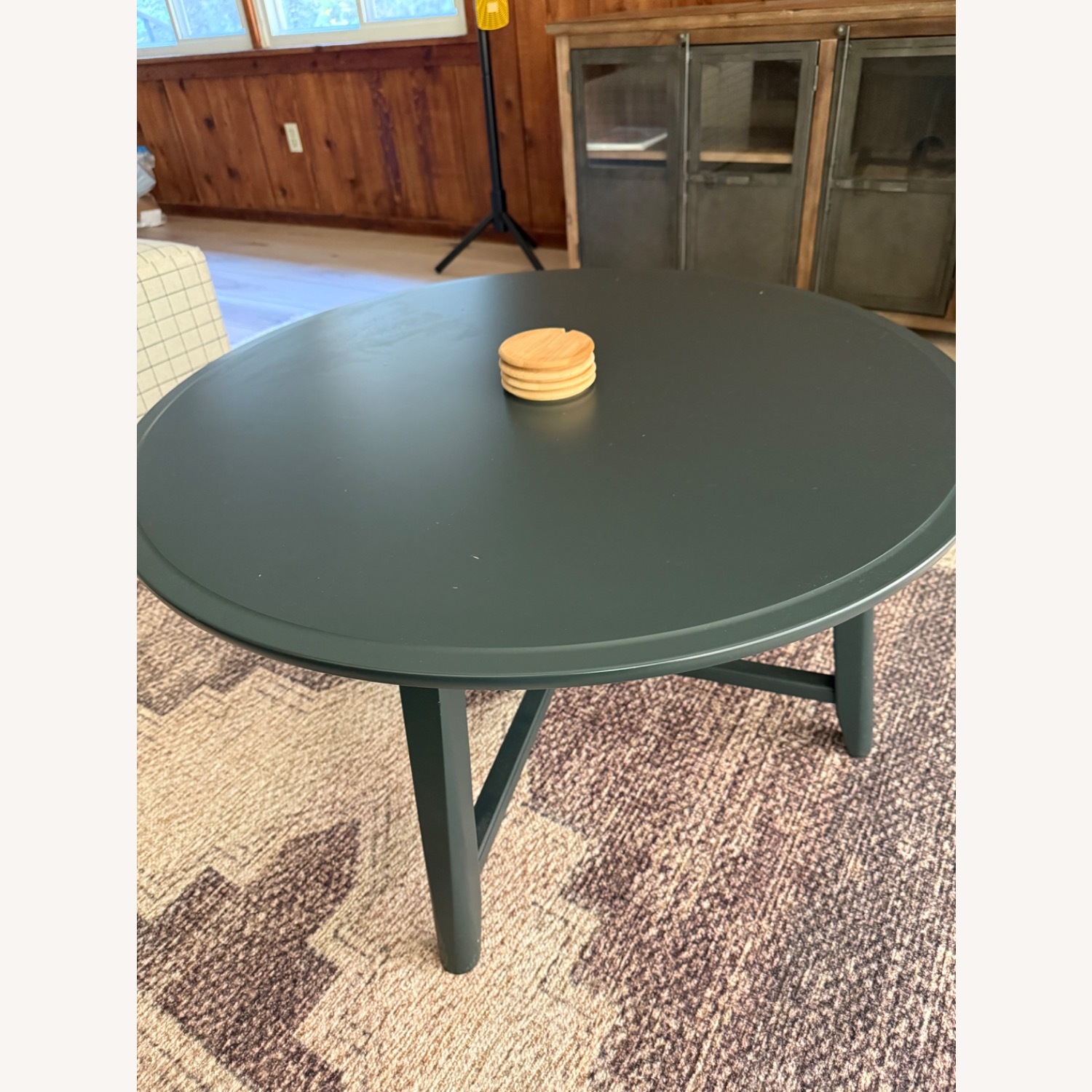 IKEA Kragsta Green Round Table - image-1