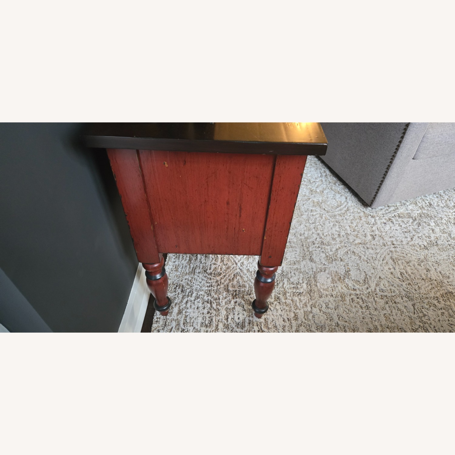 Pottery Barn Leena Red Wood Sideboard - image-2