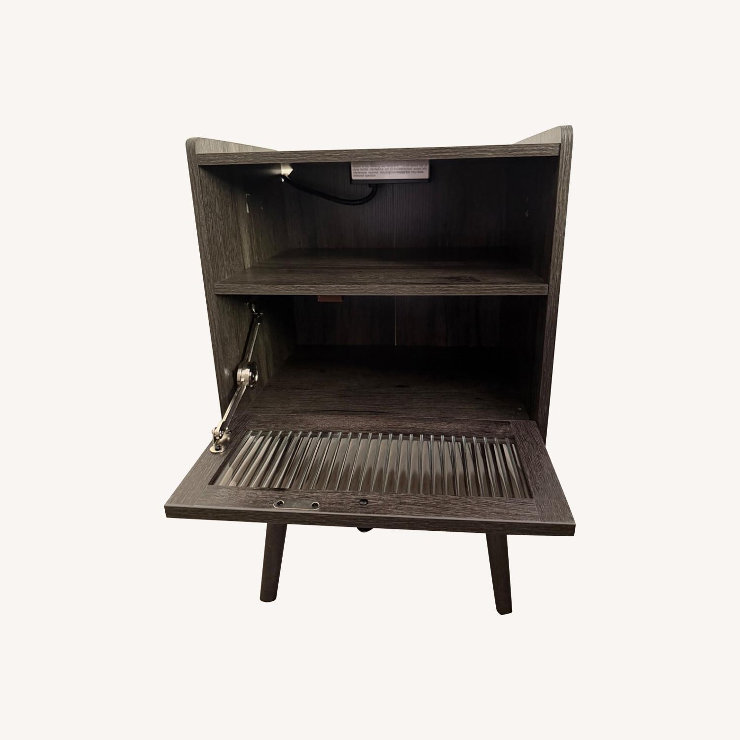 Amazon Dark Gray Nightstand - image-0