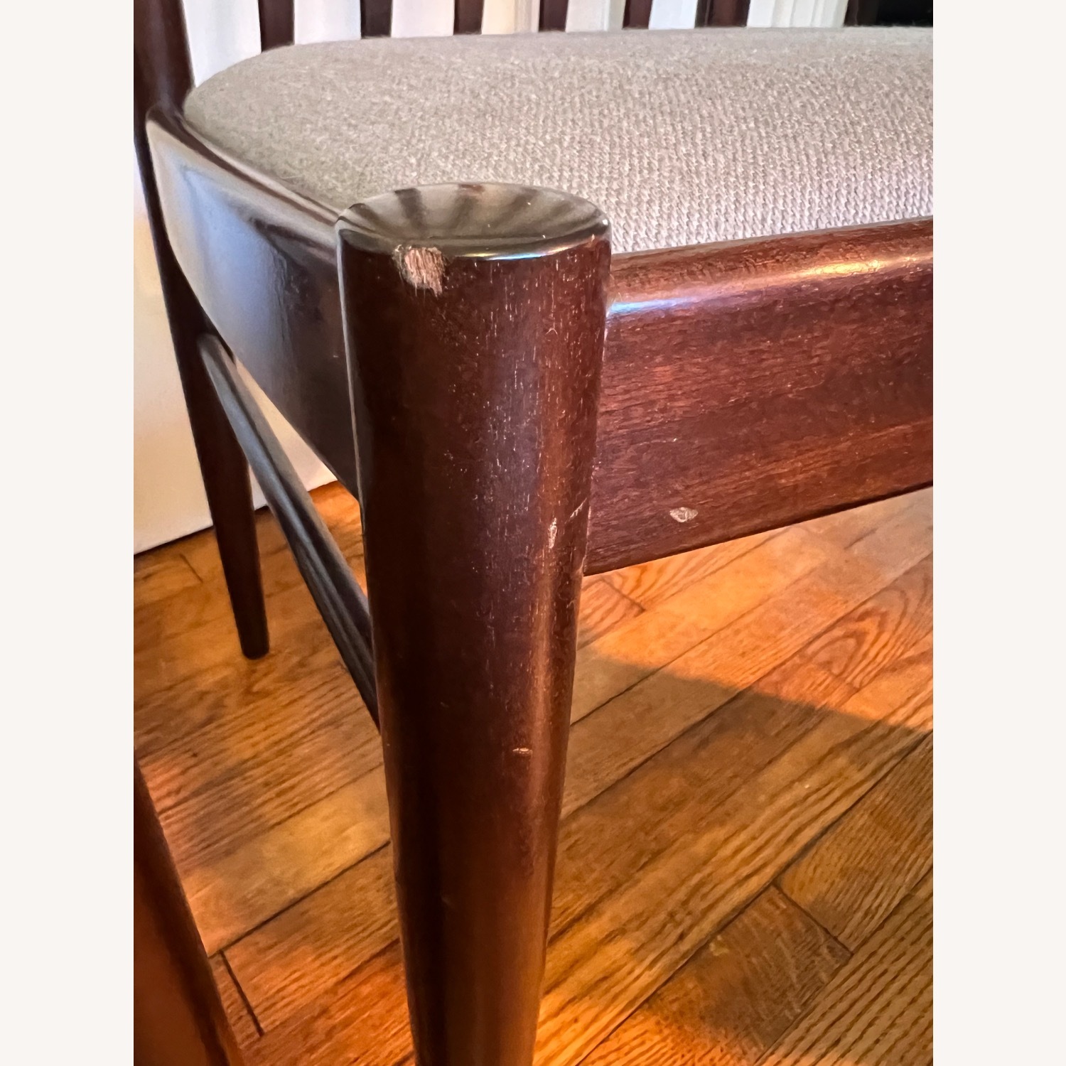 MCM Rosewood Dining Table and 6 Chairs - image-12