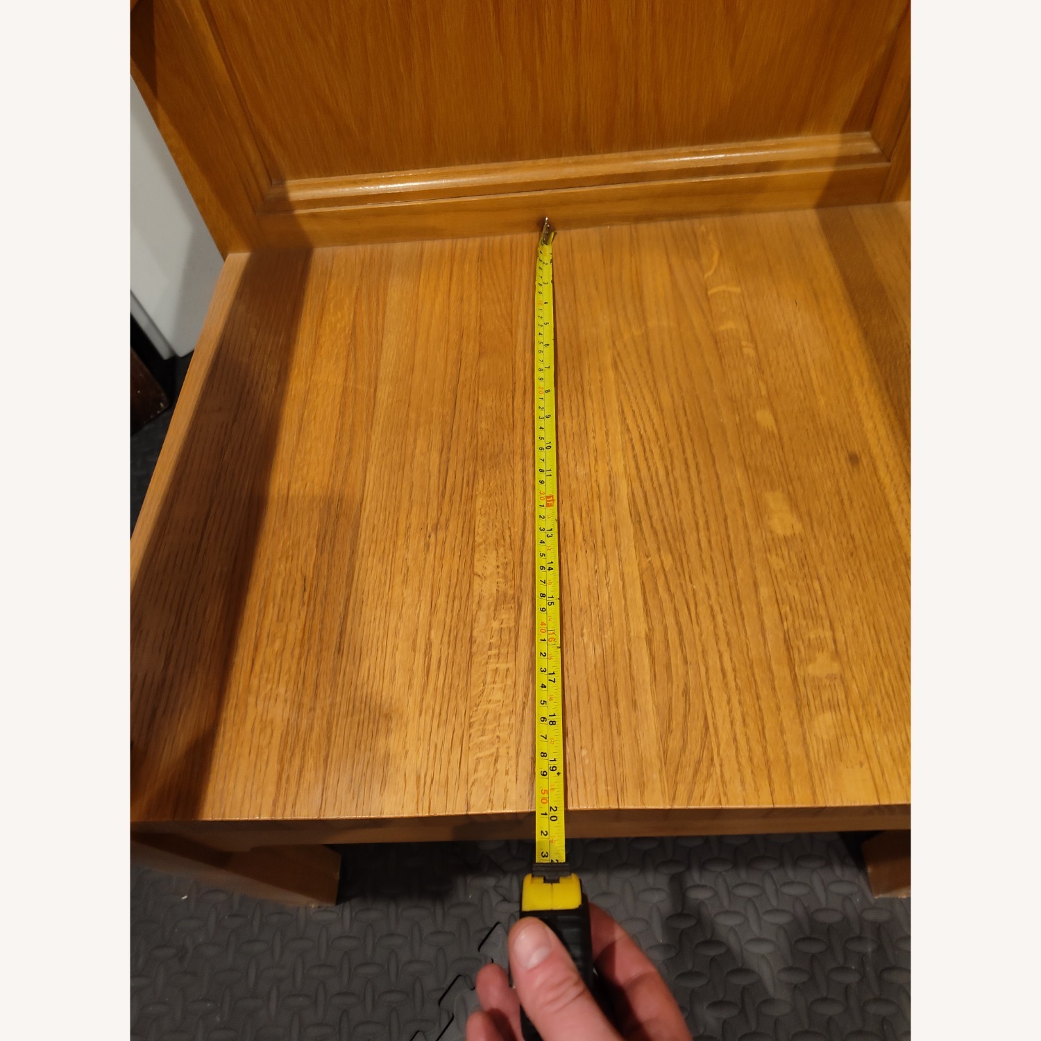 Vintage/Antique Natural Wood Armchair - image-7