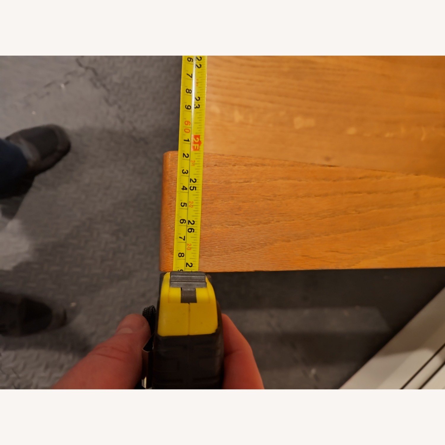 Vintage/Antique Natural Wood Armchair - image-9