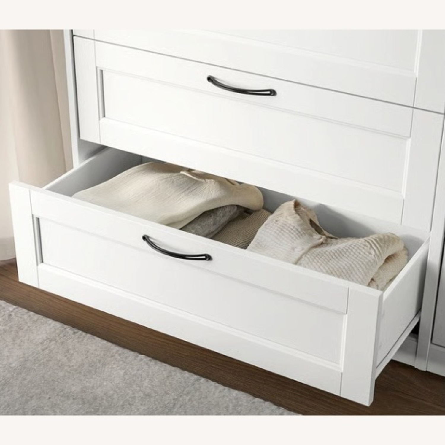IKEA White Wooden Dresser with 6 Drawers - image-4