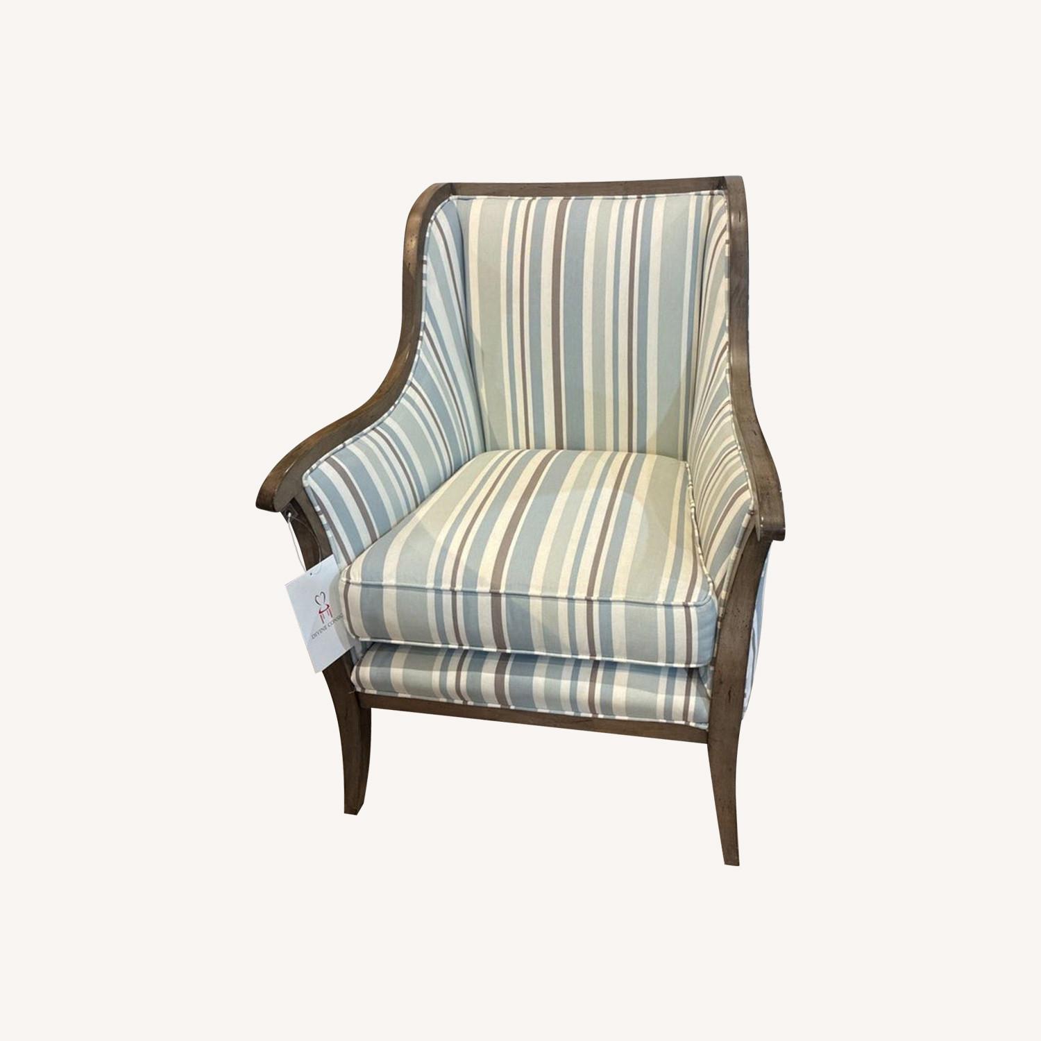 Ballard Designs Upholstered French Accent Chair - image-0