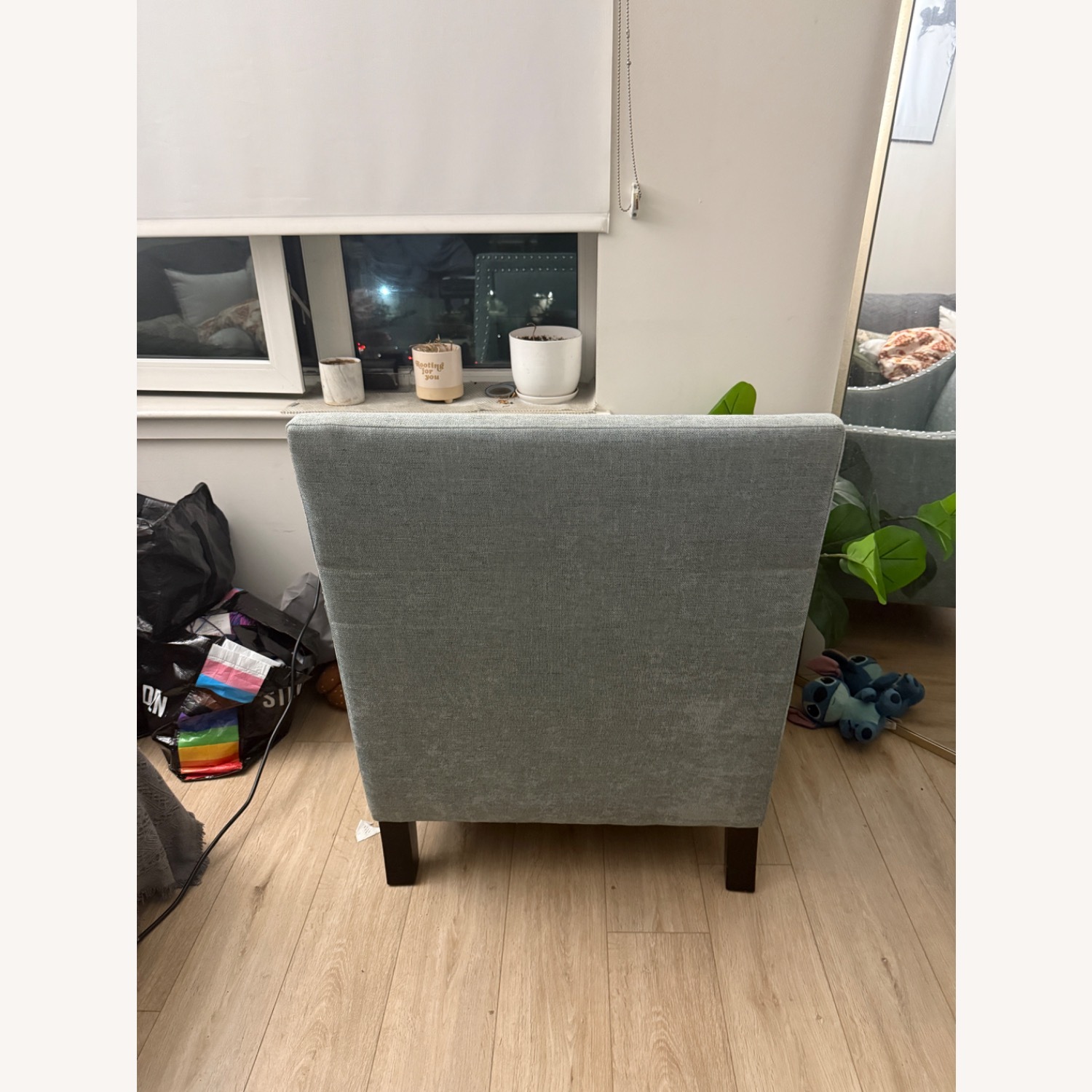 Bob's Discount Furniture Grier Blue Accent Chair - image-4