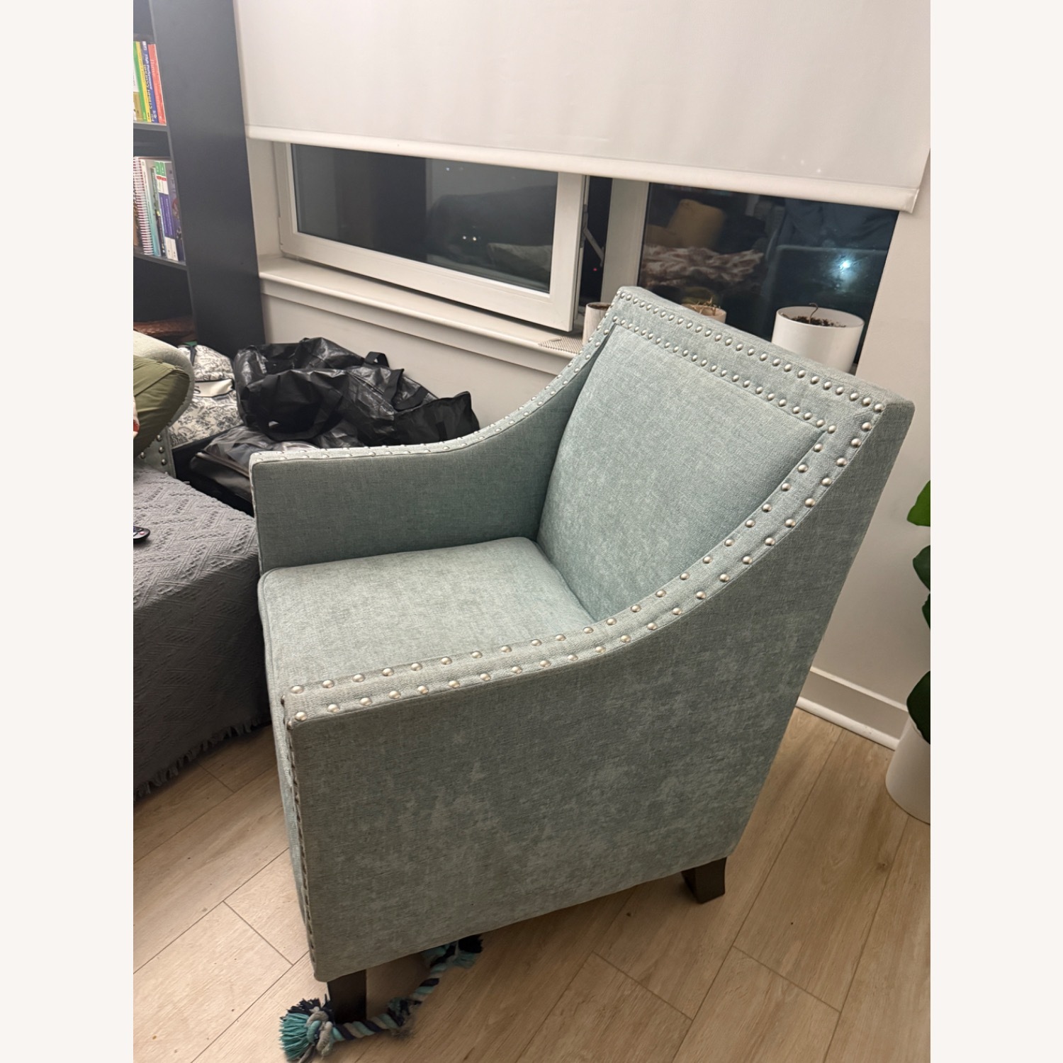 Bob's Discount Furniture Grier Blue Accent Chair - image-2