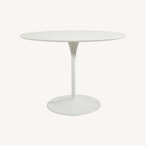 Used Miele Sturdy White Tulip Table for sale on AptDeco