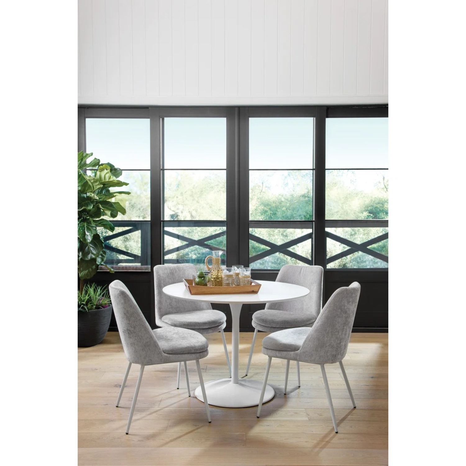 Miele Sturdy White Tulip Table - image-3