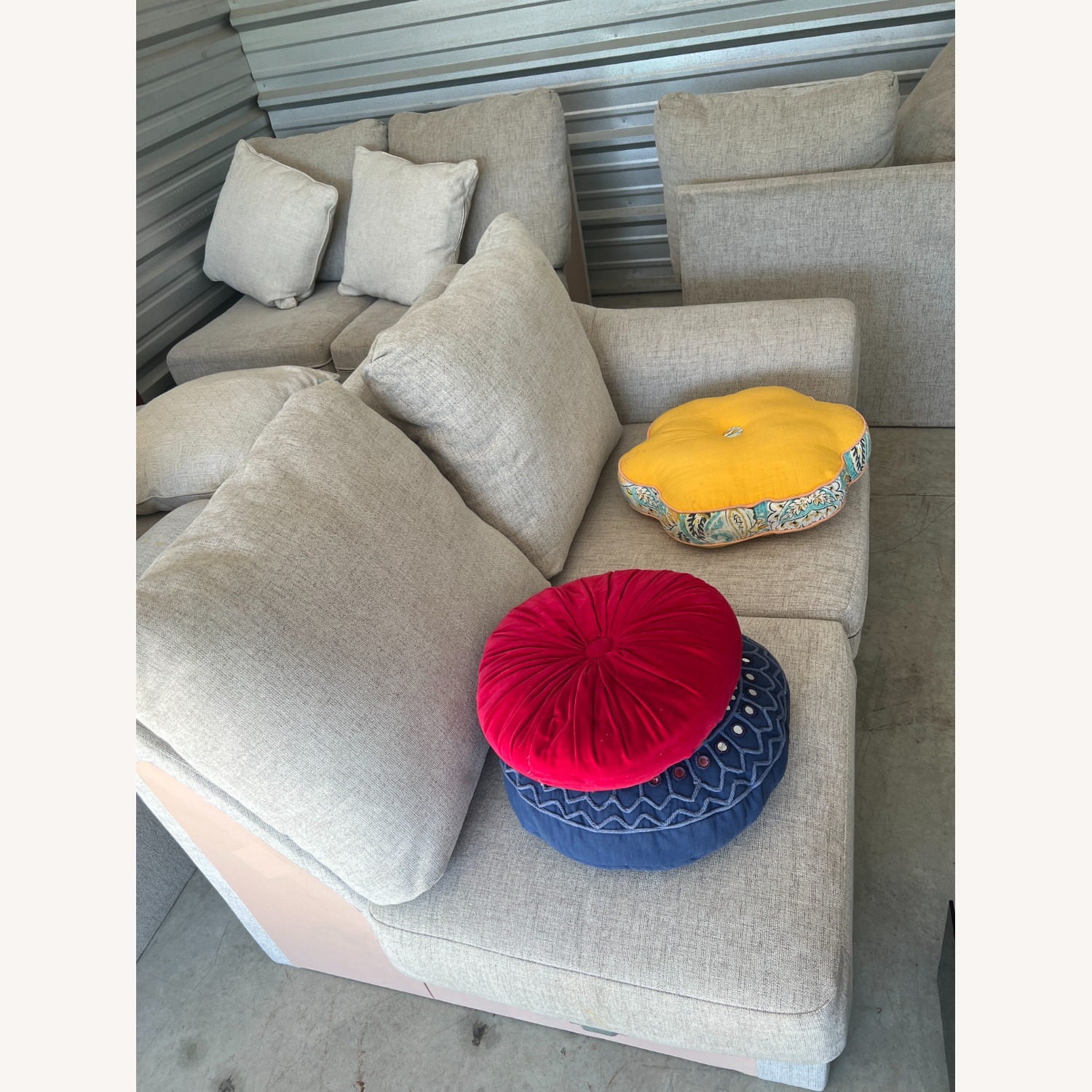 Ashley Furniture Light Gray 3+ Piece Sectional - image-2